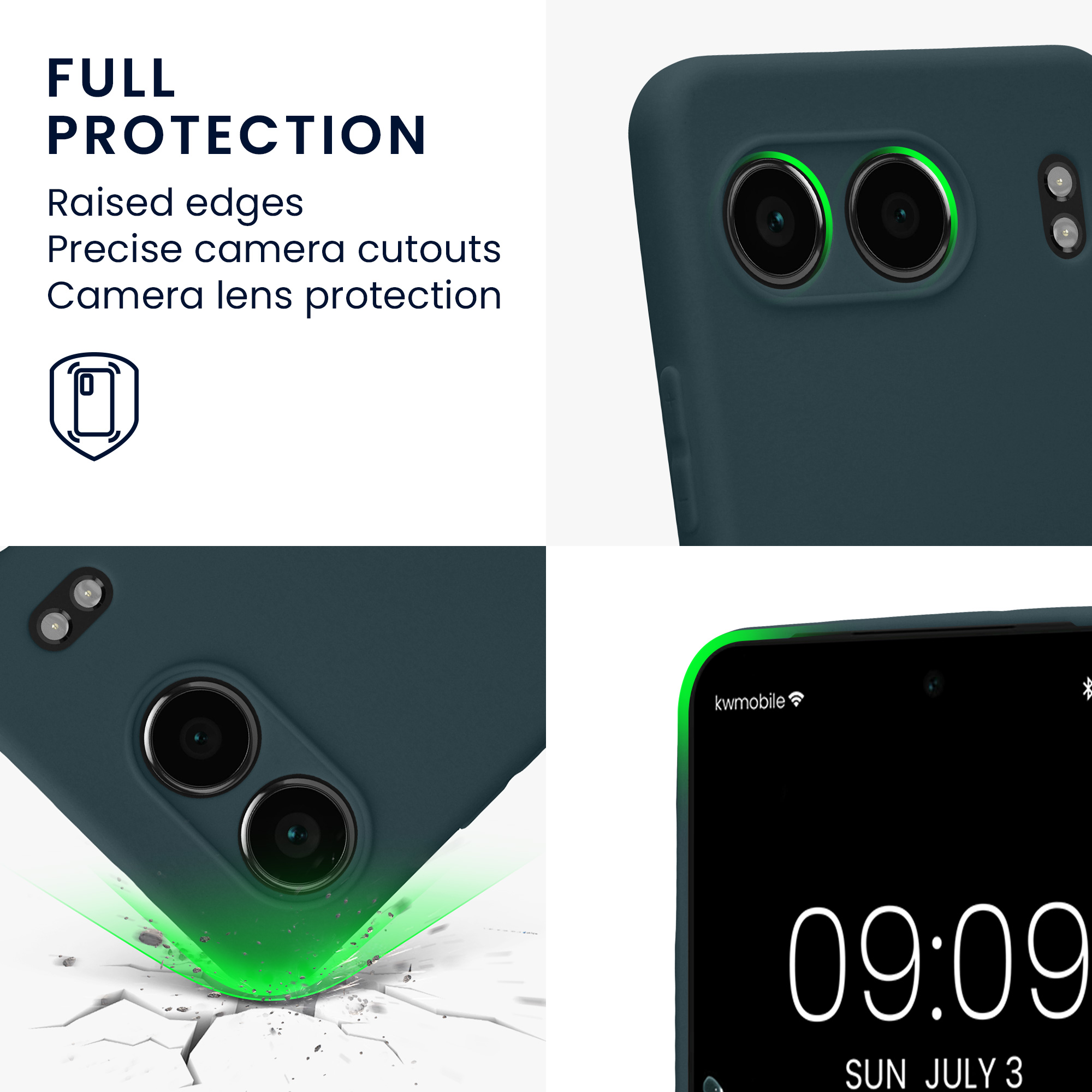 Kwmobile Silikonový kryt OnePlus Nord 4 5G tmavě šedá