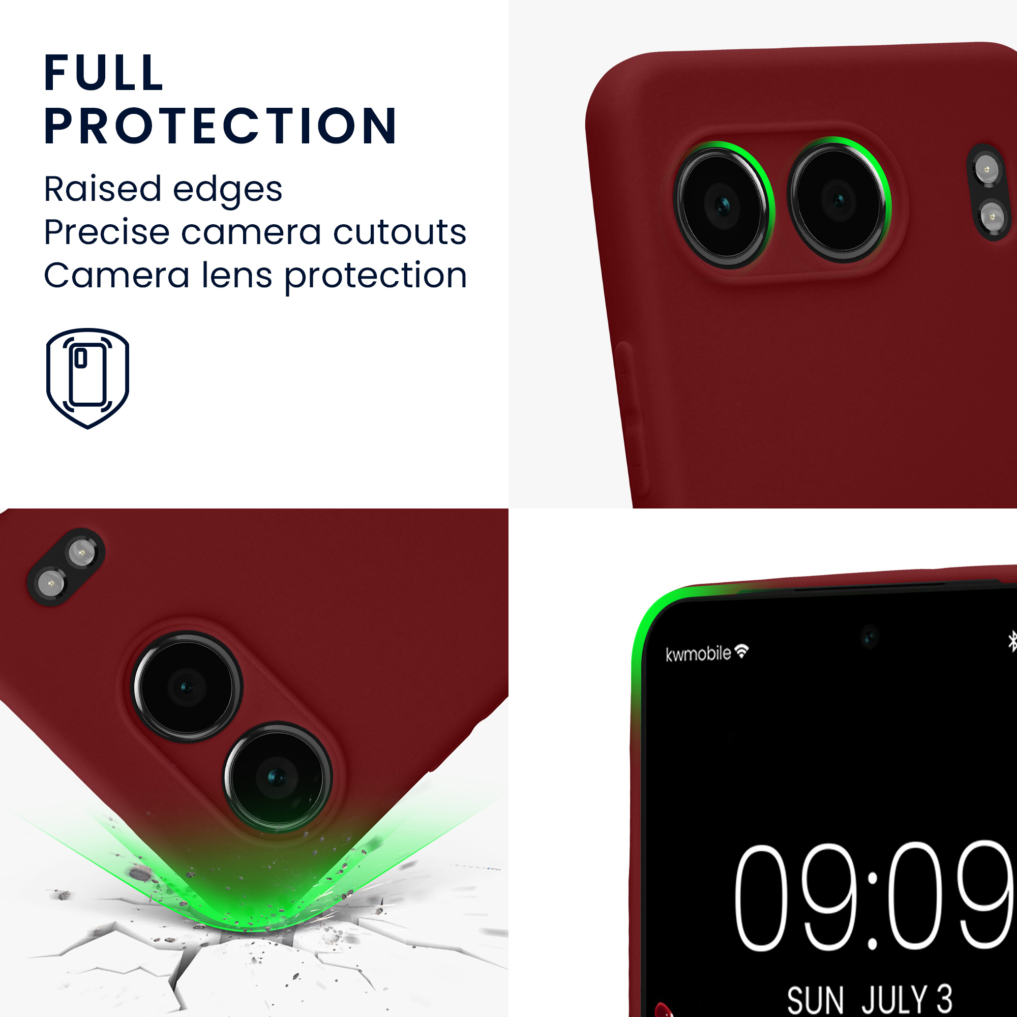 Kwmobile Silikonový kryt OnePlus Nord 4 5G tawny červená