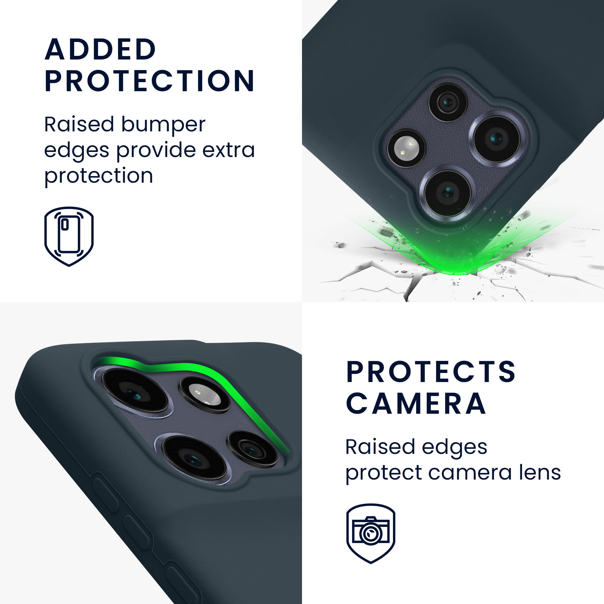 Kryt na mobil Motorola Edge 60 Neo / Edge 50 Neo / ThinkPhone 25 kwmobile TPU tmavě šedá