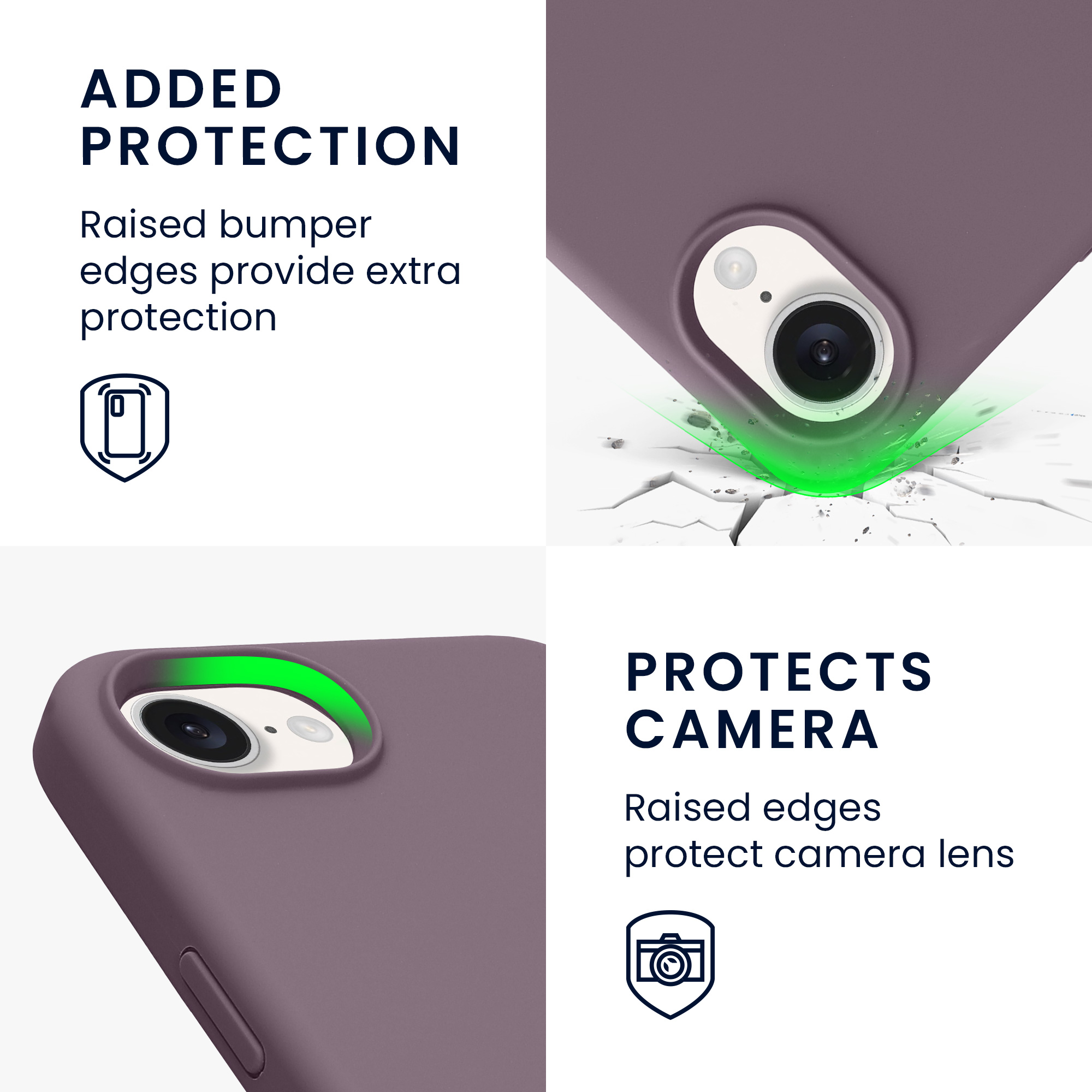 Silikonový kryt Kwmobile pro iPhone 17e / 16e - wireless charging pale iris