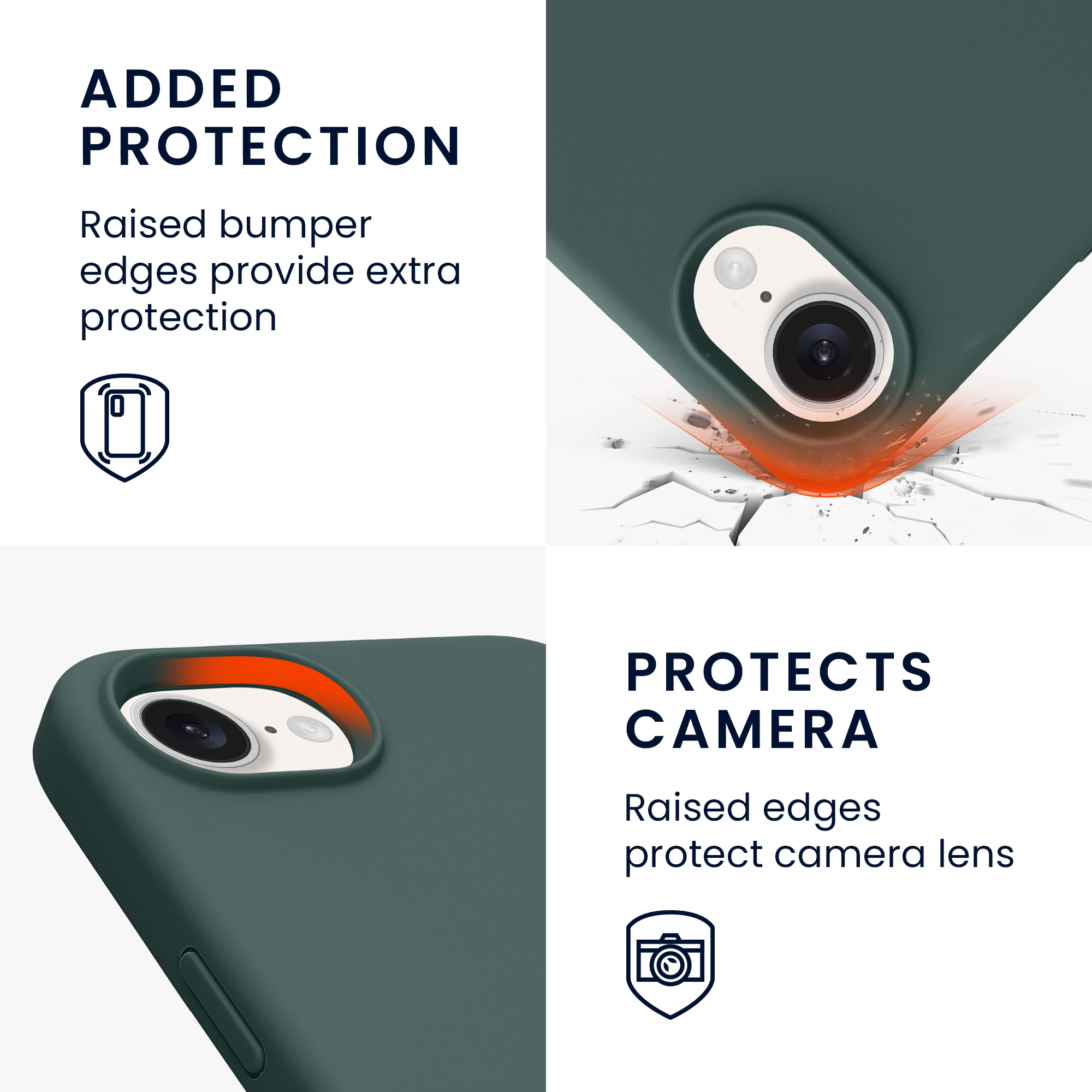 Pouzdro pro Apple iPhone 17e / iPhone 16e kwmobile silikonové - modrozelená
