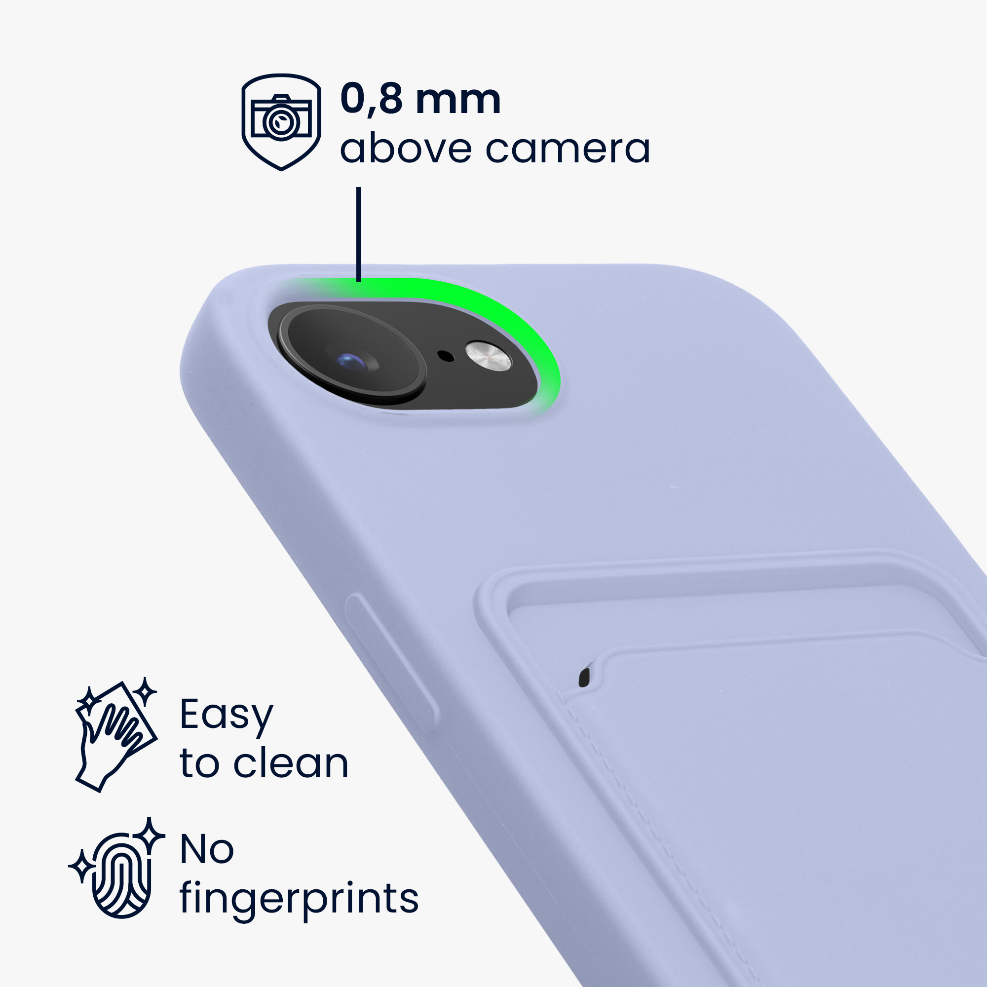 Silikonový kryt kwmobile pro Apple iPhone 17e / iPhone 16e
