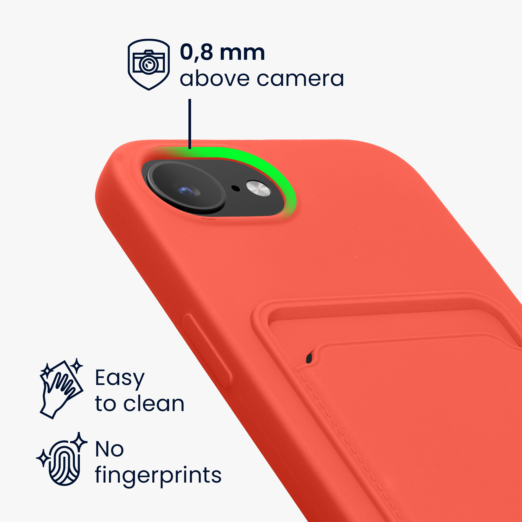 Silikonový kryt kwmobile pro Apple iPhone 17e / iPhone 16e