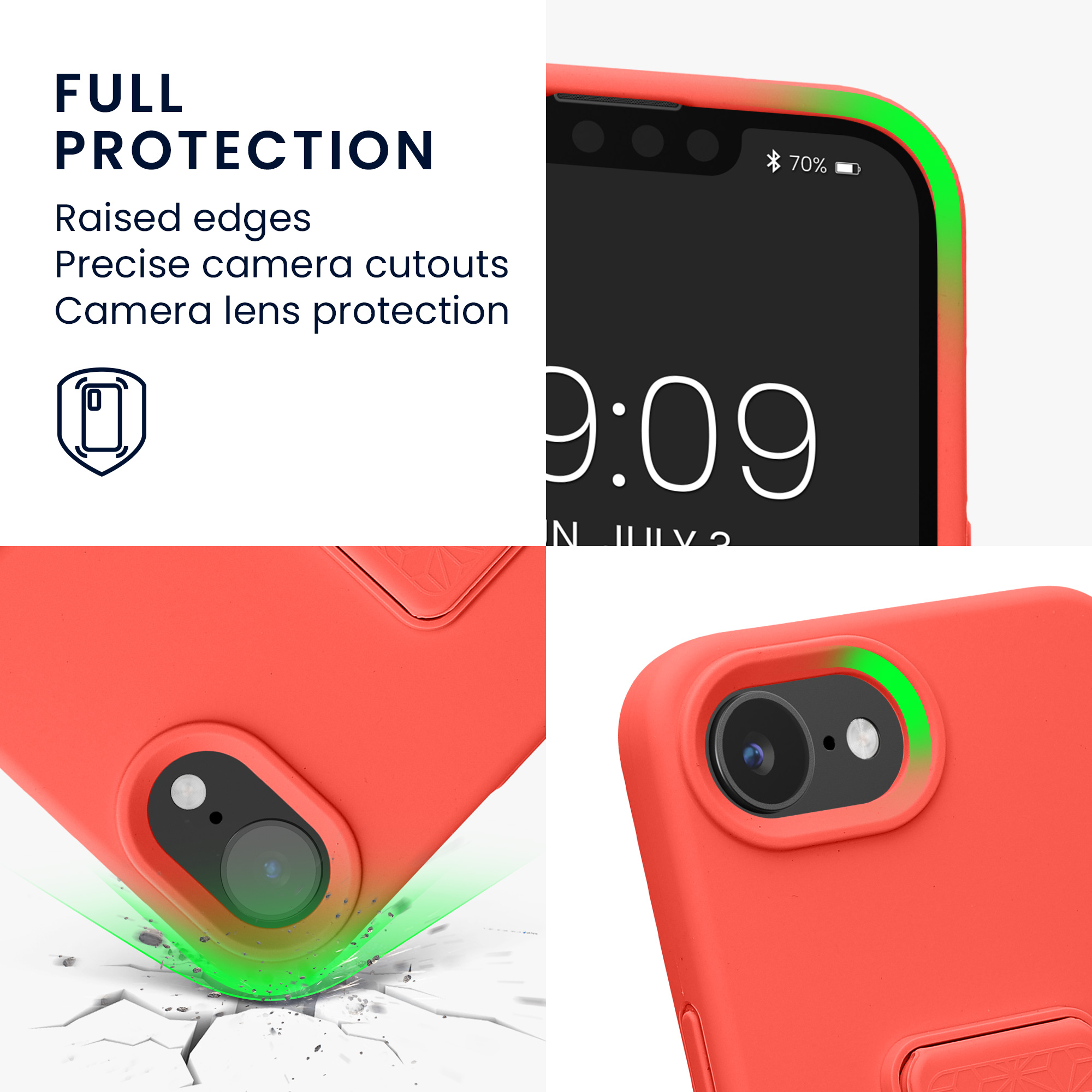 Silikonový kryt kwmobile pro Apple iPhone 17e / iPhone 16e