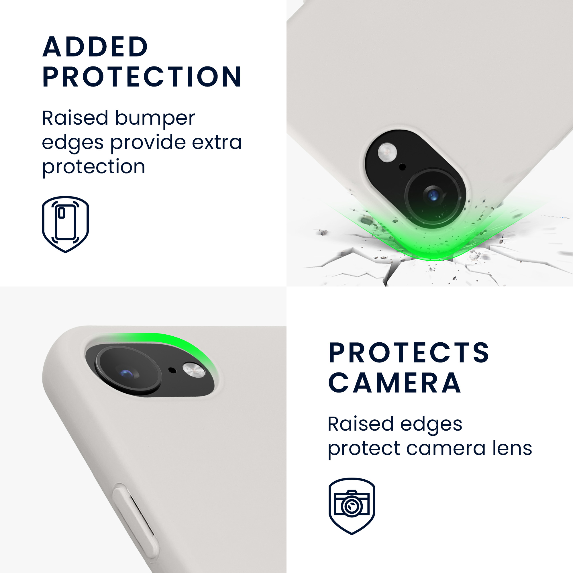Pouzdro pro Apple iPhone 17e / iPhone 16e kwmobile tenké ochranné silikonové - matná bílá