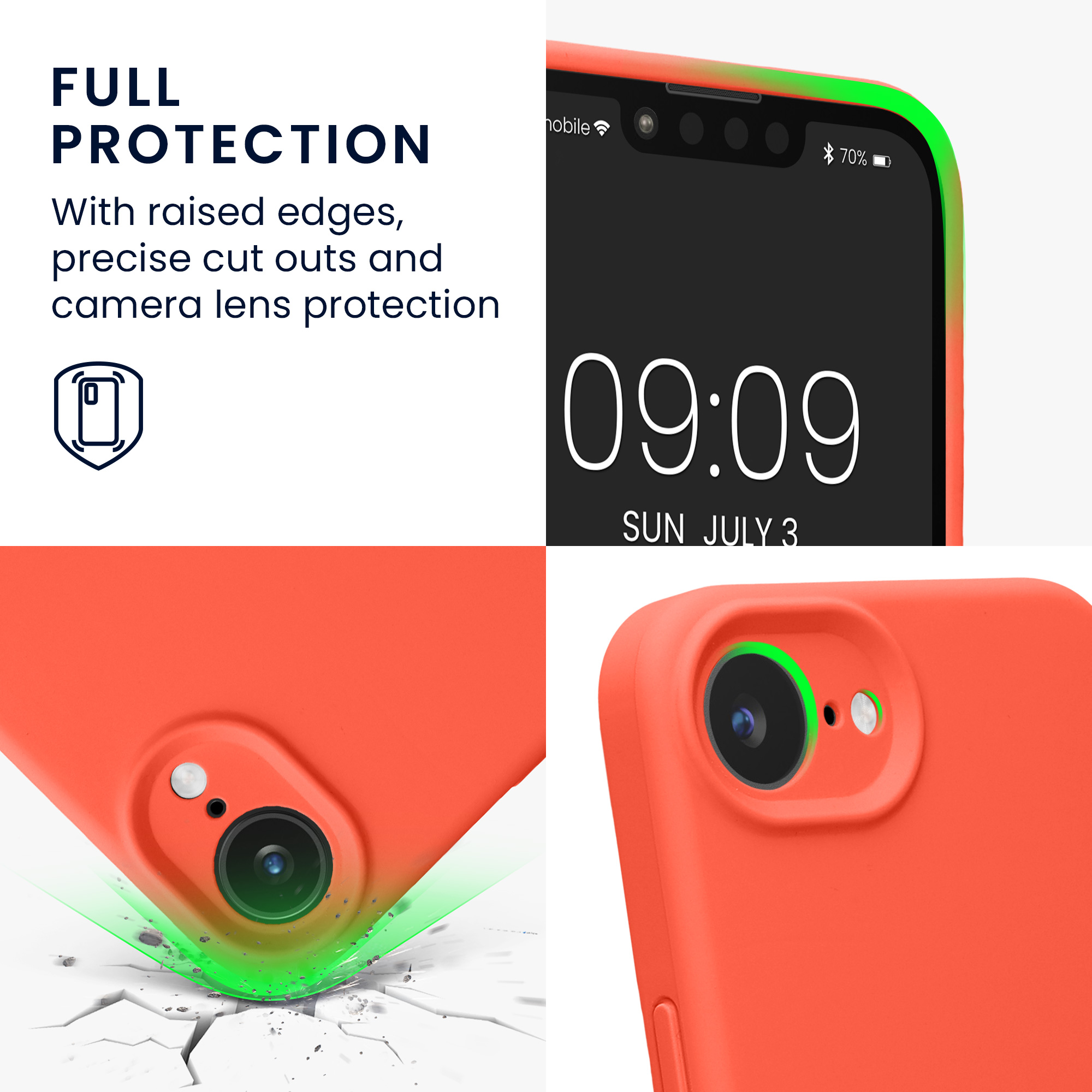 Silikonový kryt kwmobile pro Apple iPhone 17e / iPhone 16e