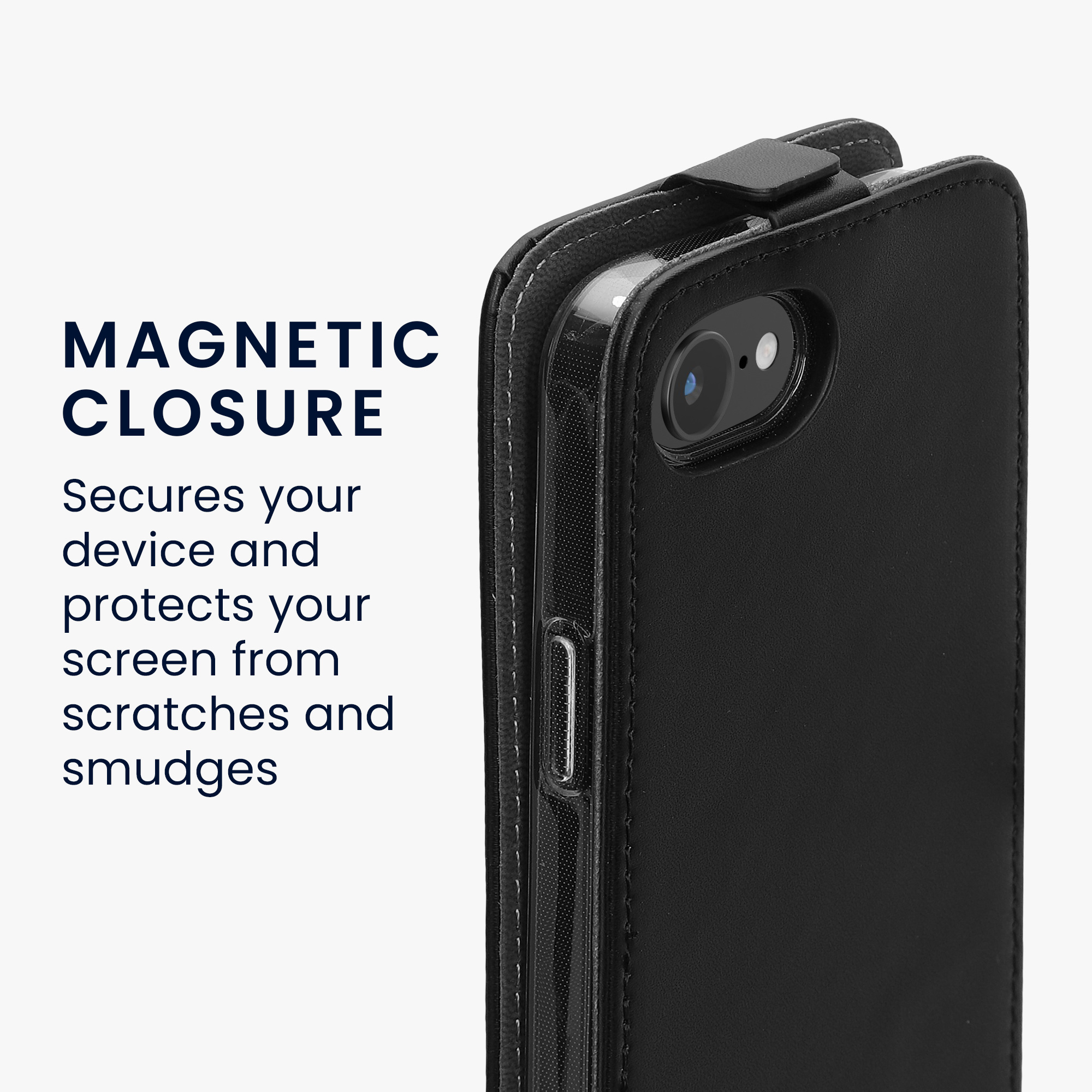 Flipové pouzdro kwmobile pro Apple iPhone 17e / iPhone 16e - černá