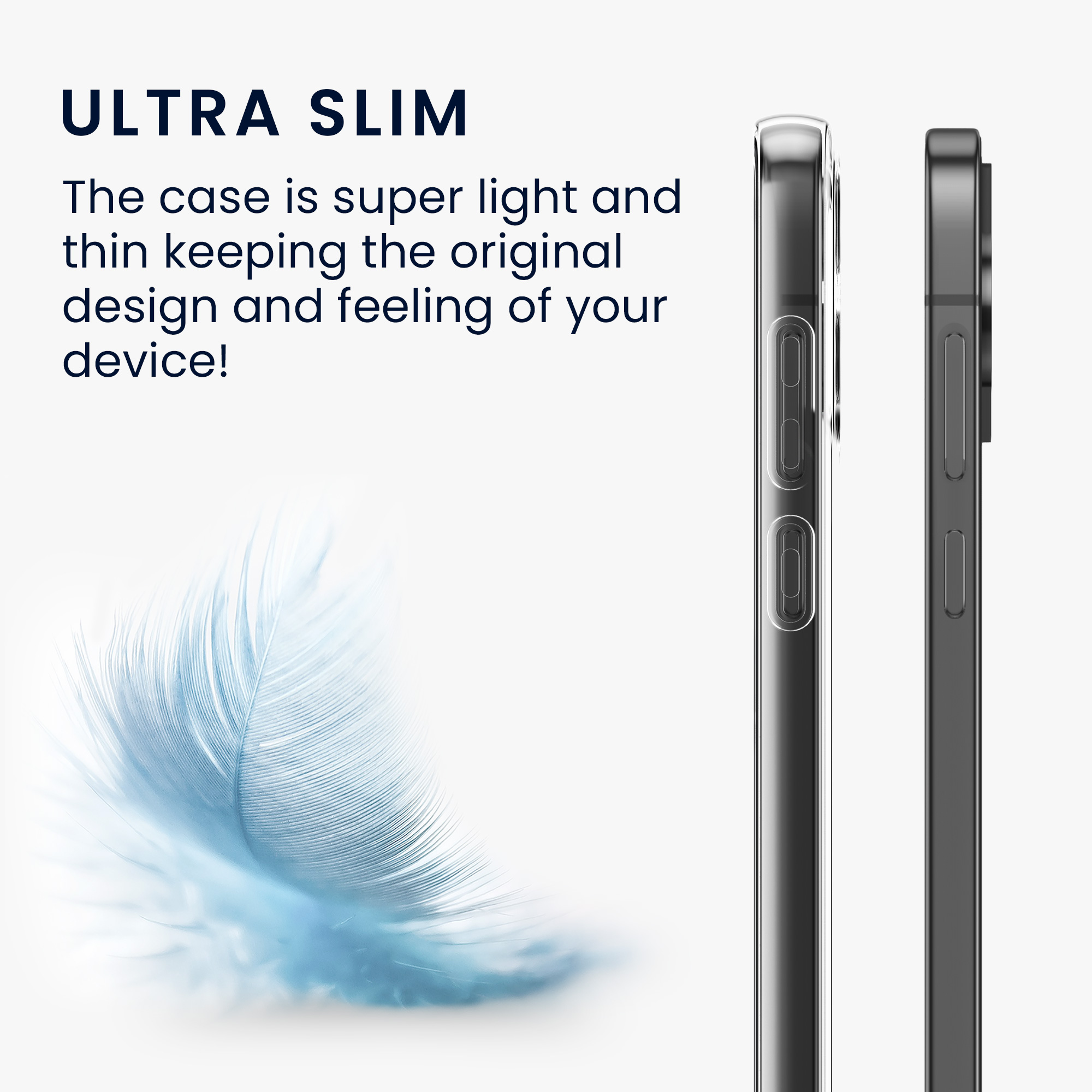 Pouzdro pro OnePlus 13T kwmobile tenké TPU - transparentní