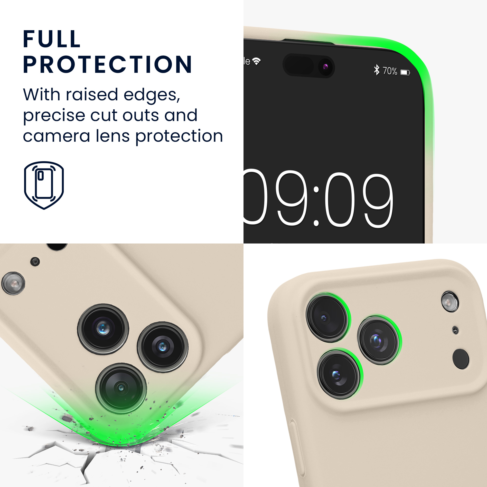 Kryt na mobil Apple iPhone 18 Pro Max / 17 Pro Max, tenký - kwmobile, krémový