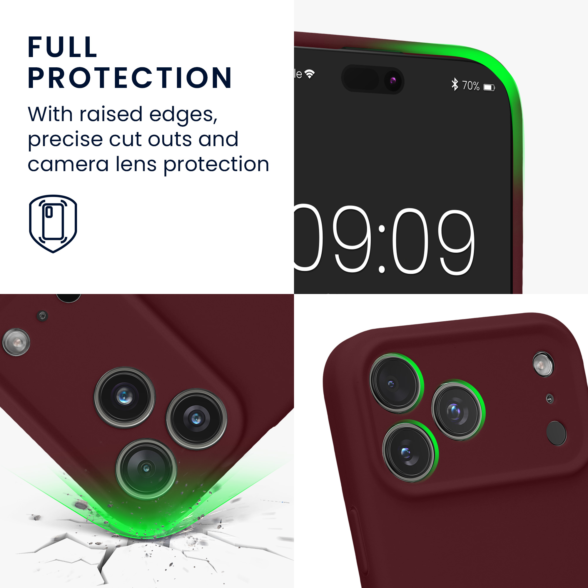 Kryt na mobil Apple iPhone 18 Pro Max / 17 Pro Max - kwmobile, vínově fialový
