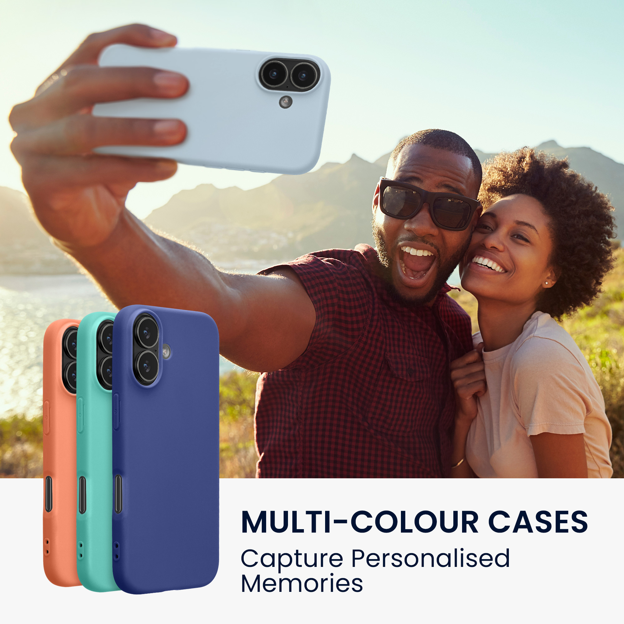 Pouzdro pro iPhone 17 kwmobile tenké silikonové - matná světle modrá