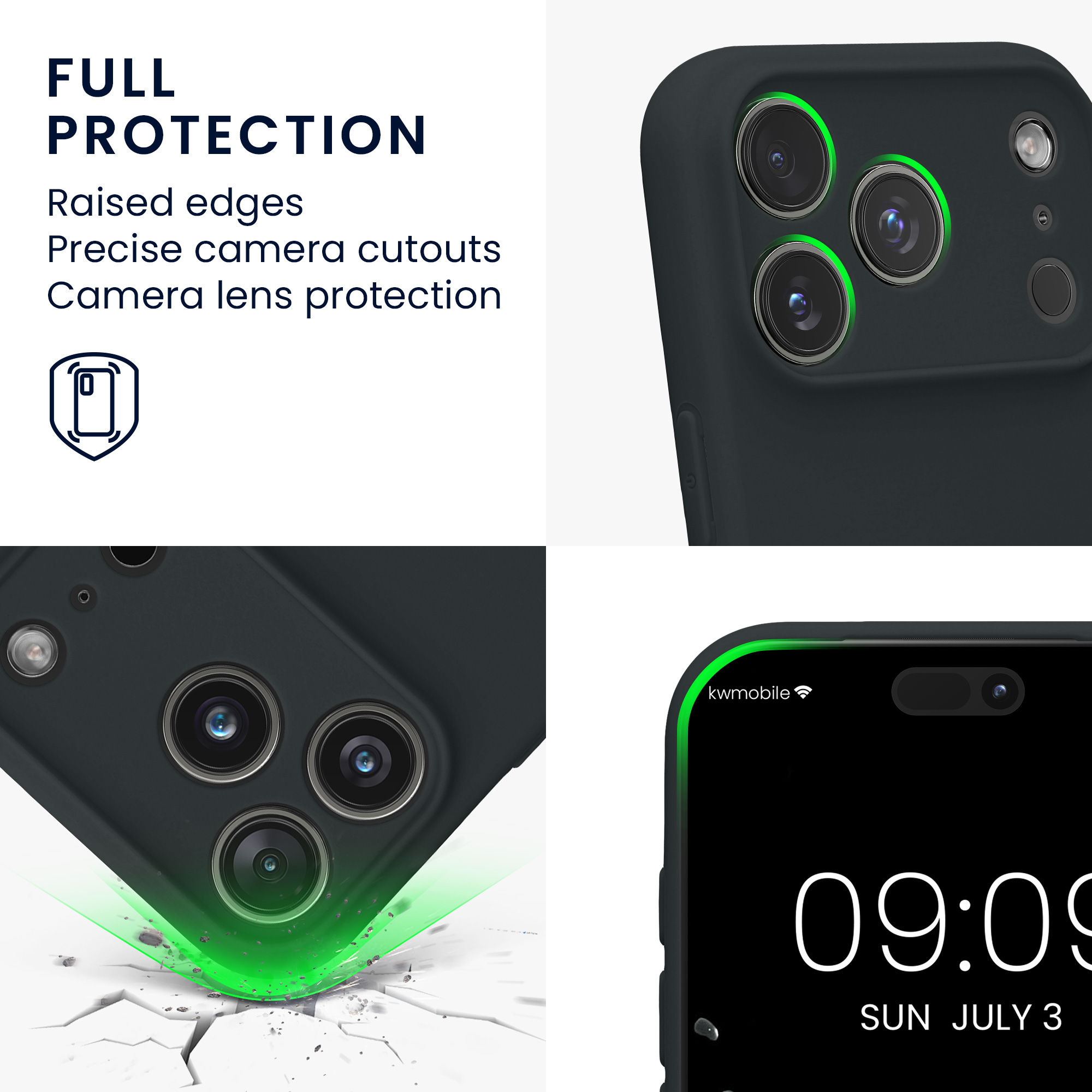 Pouzdro pro Apple iPhone 18 Pro / iPhone 17 Pro kwmobile tenké TPU - borůvková