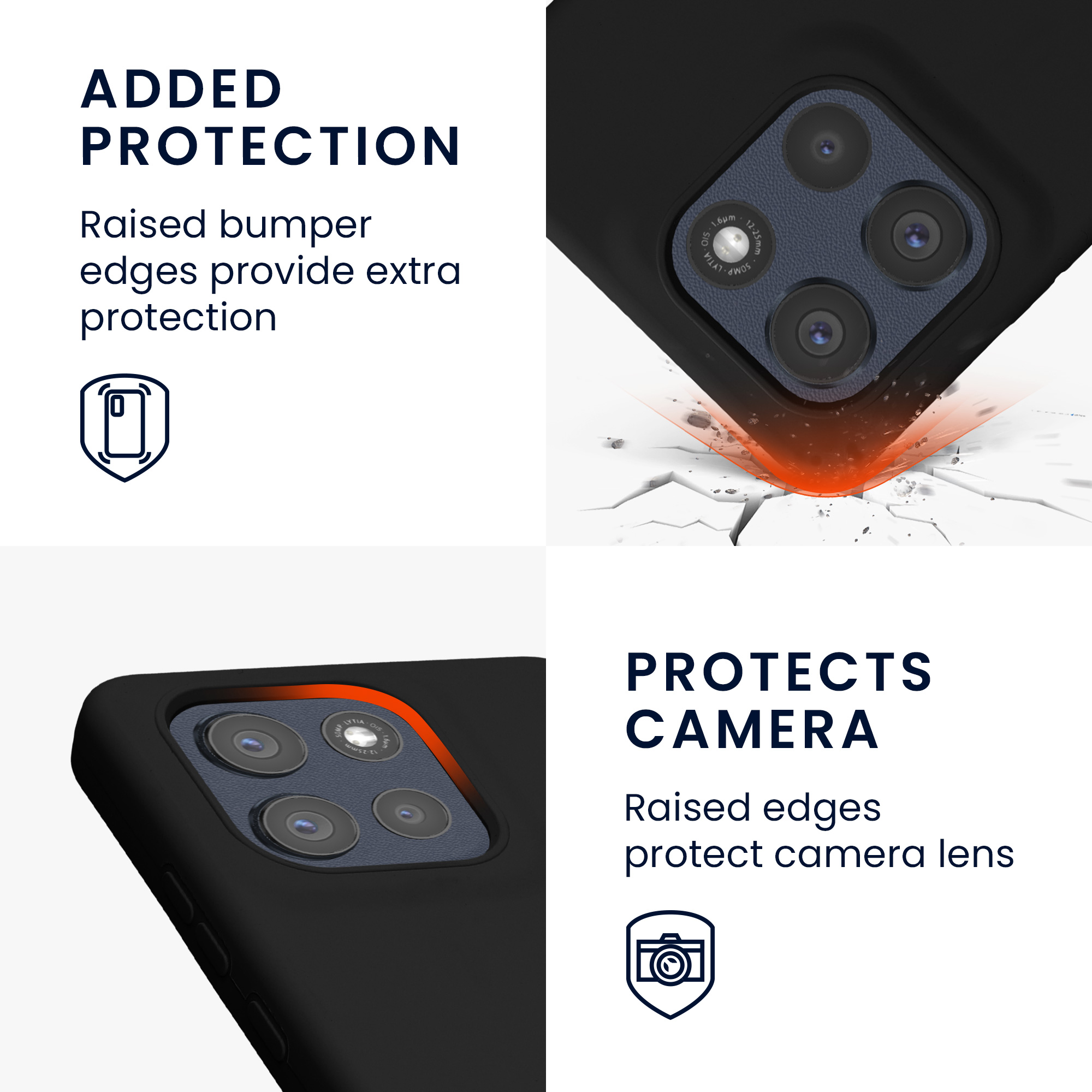 Kwmobile Silikonový kryt Motorola Moto G86 Power 5G černá
