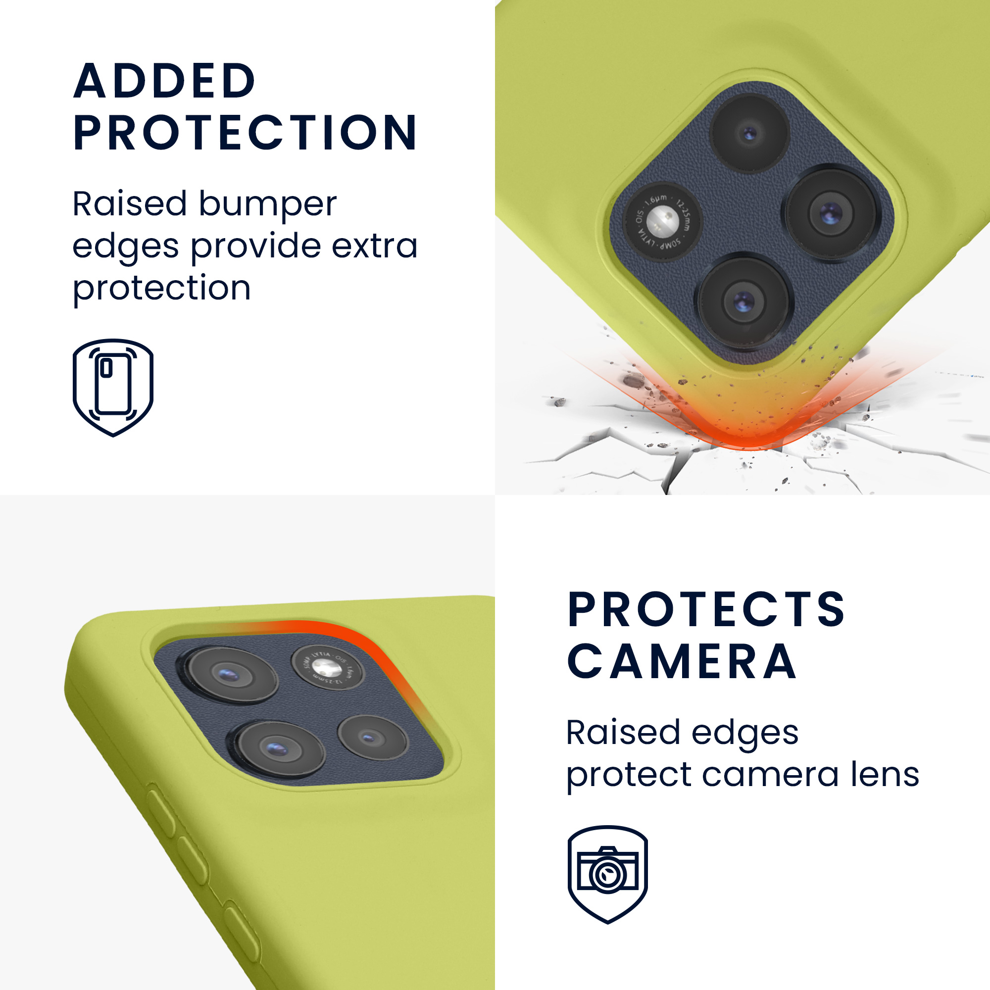 Kwmobile Silikonový kryt Motorola Moto G86 Power 5G matcha zelená