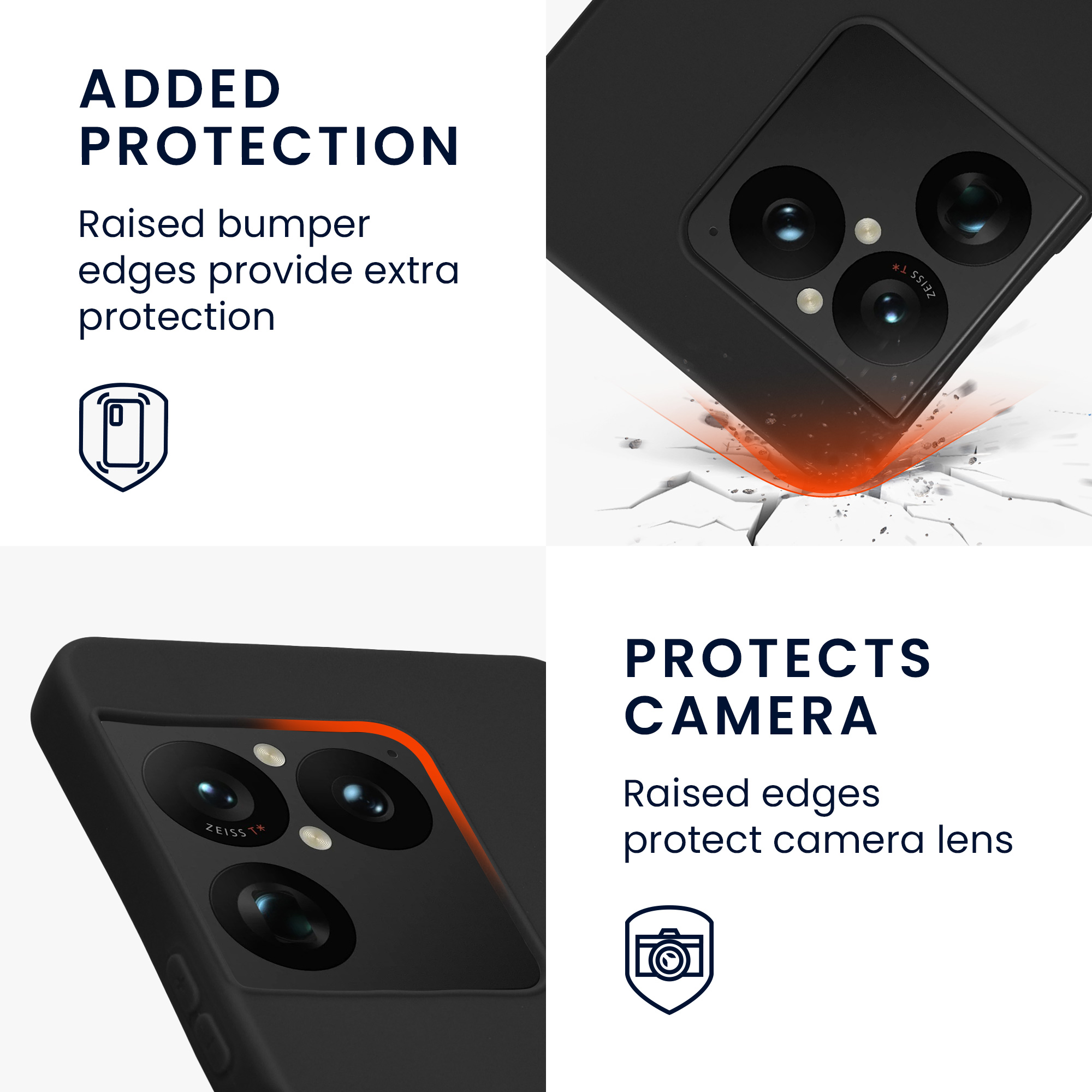 Pouzdro pro Sony Xperia 1 VIII kwmobile TPU - černá