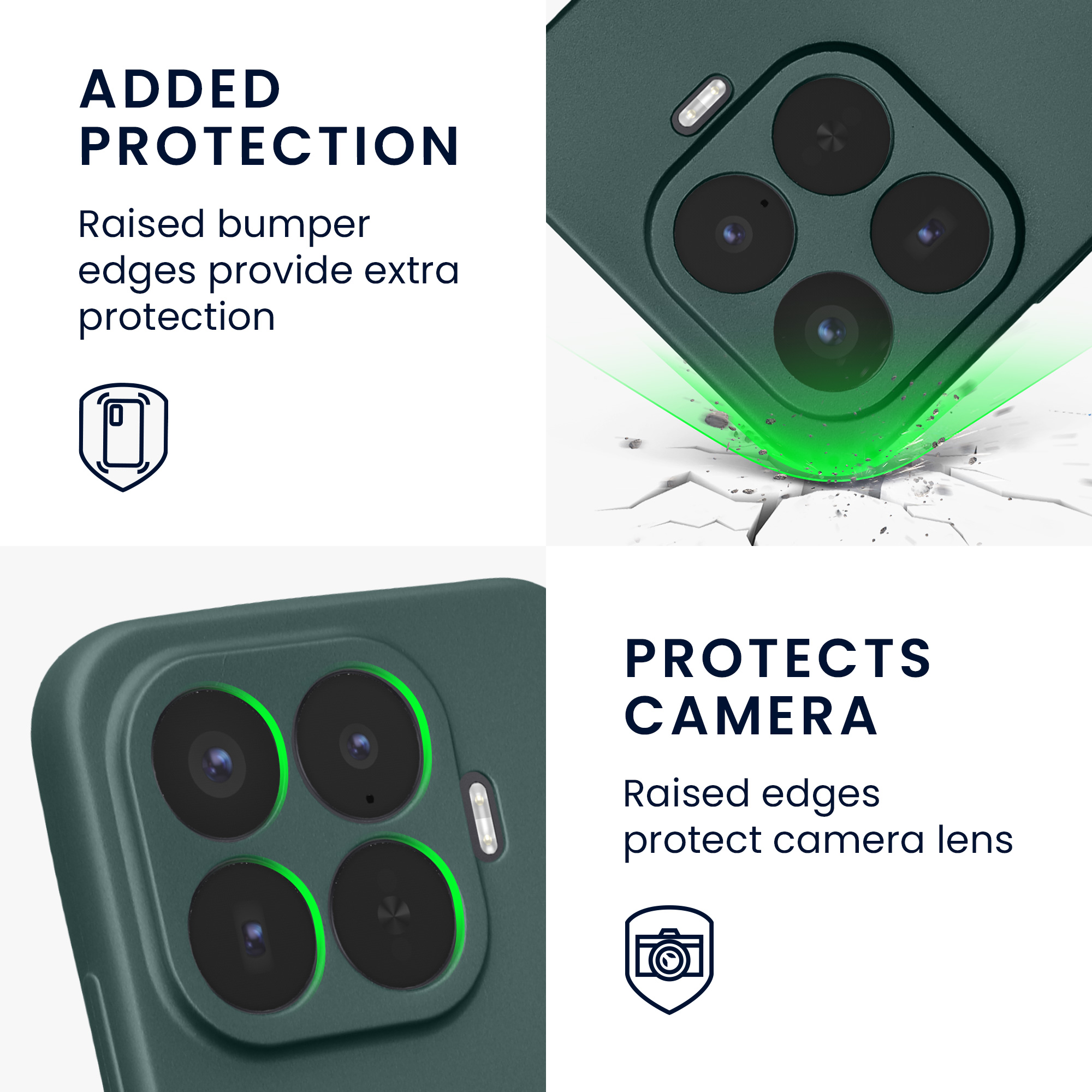 Pouzdro pro Xiaomi 17T Pro kwmobile metalické TPU - metalická petrolejová