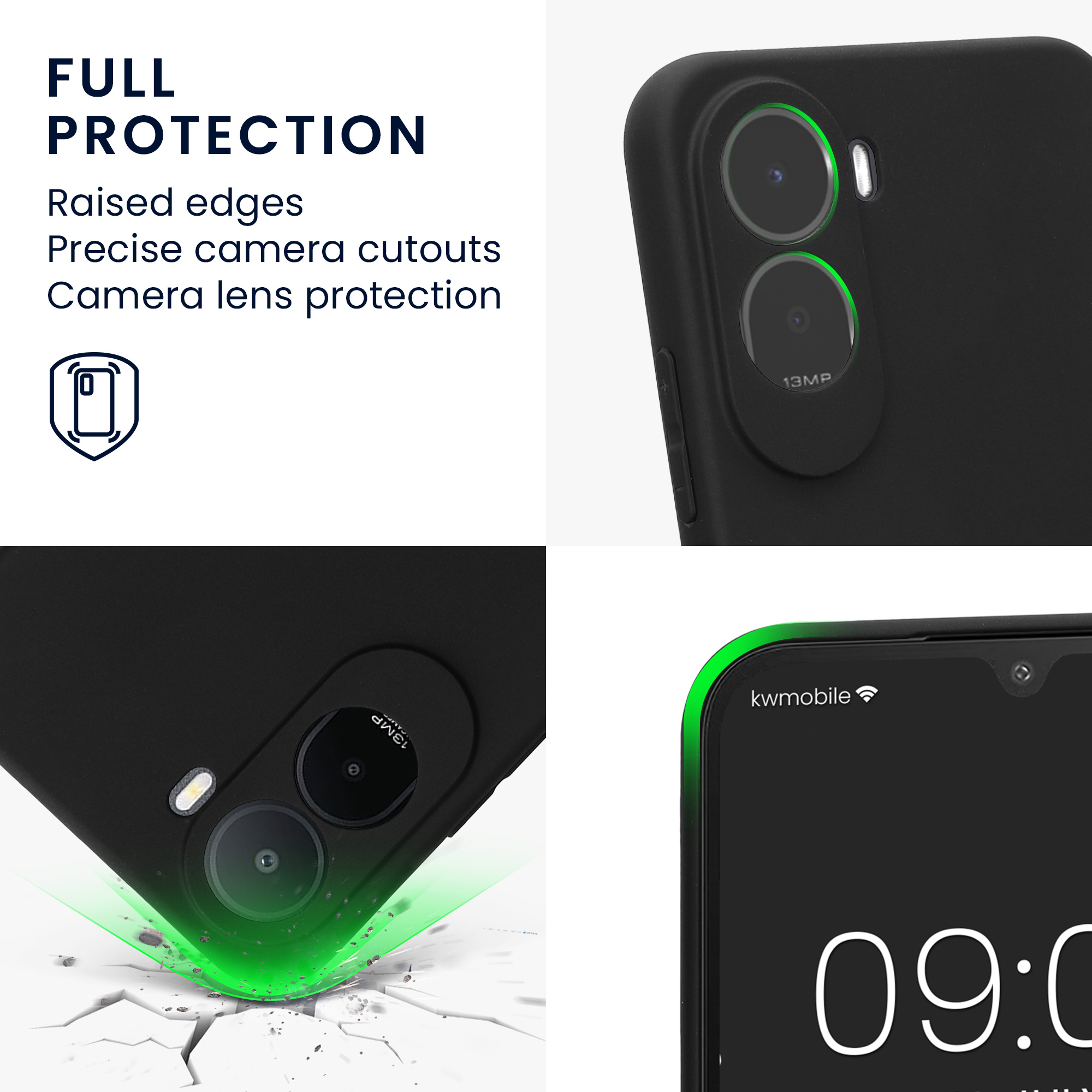 Pouzdro pro Xiaomi Redmi A7 Pro (4G / 5G) / Poco C81 Pro 4G kwmobile tenké TPU - matná černá