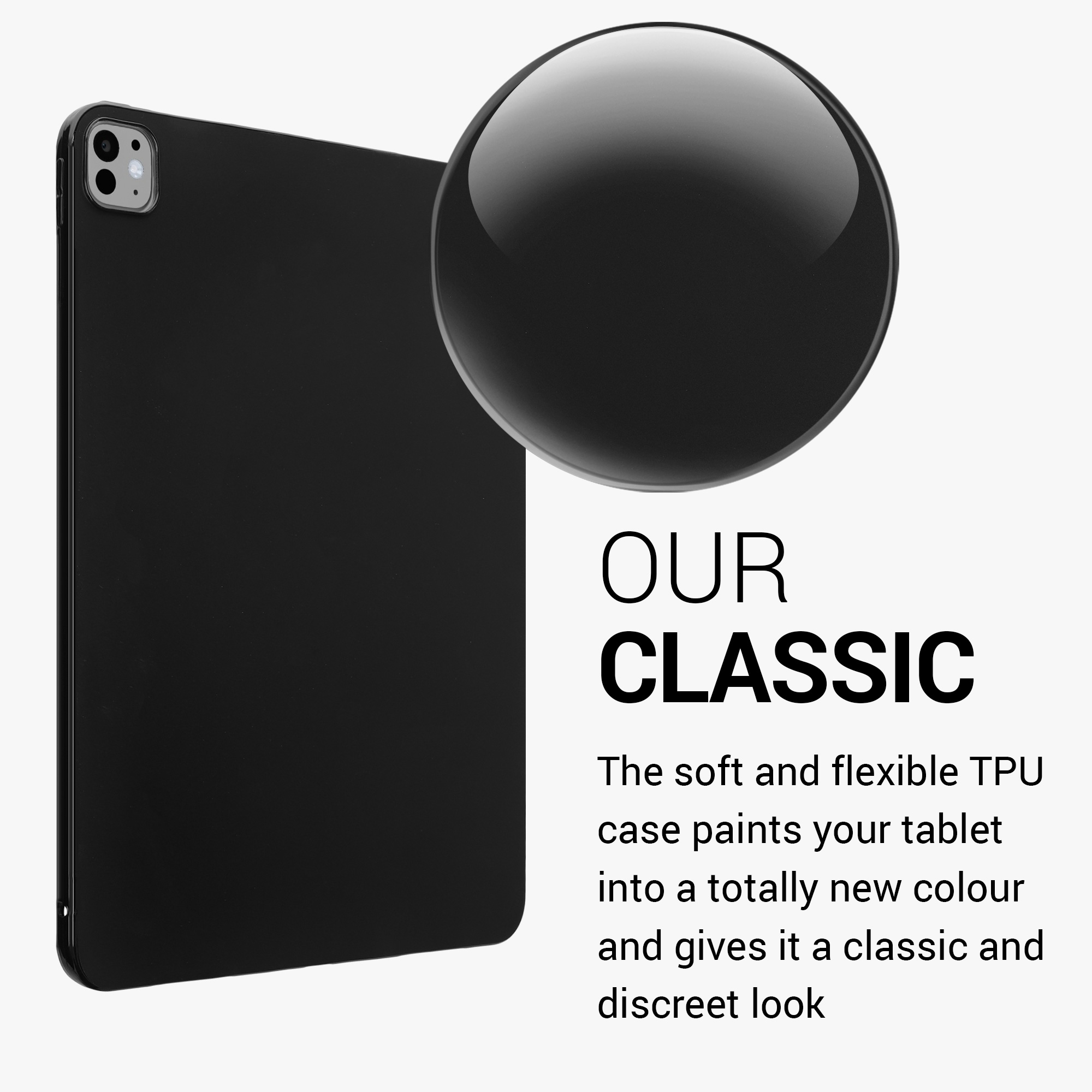 Pouzdro na tablet kwmobile iPad Pro 13″ (2024) - matná černá