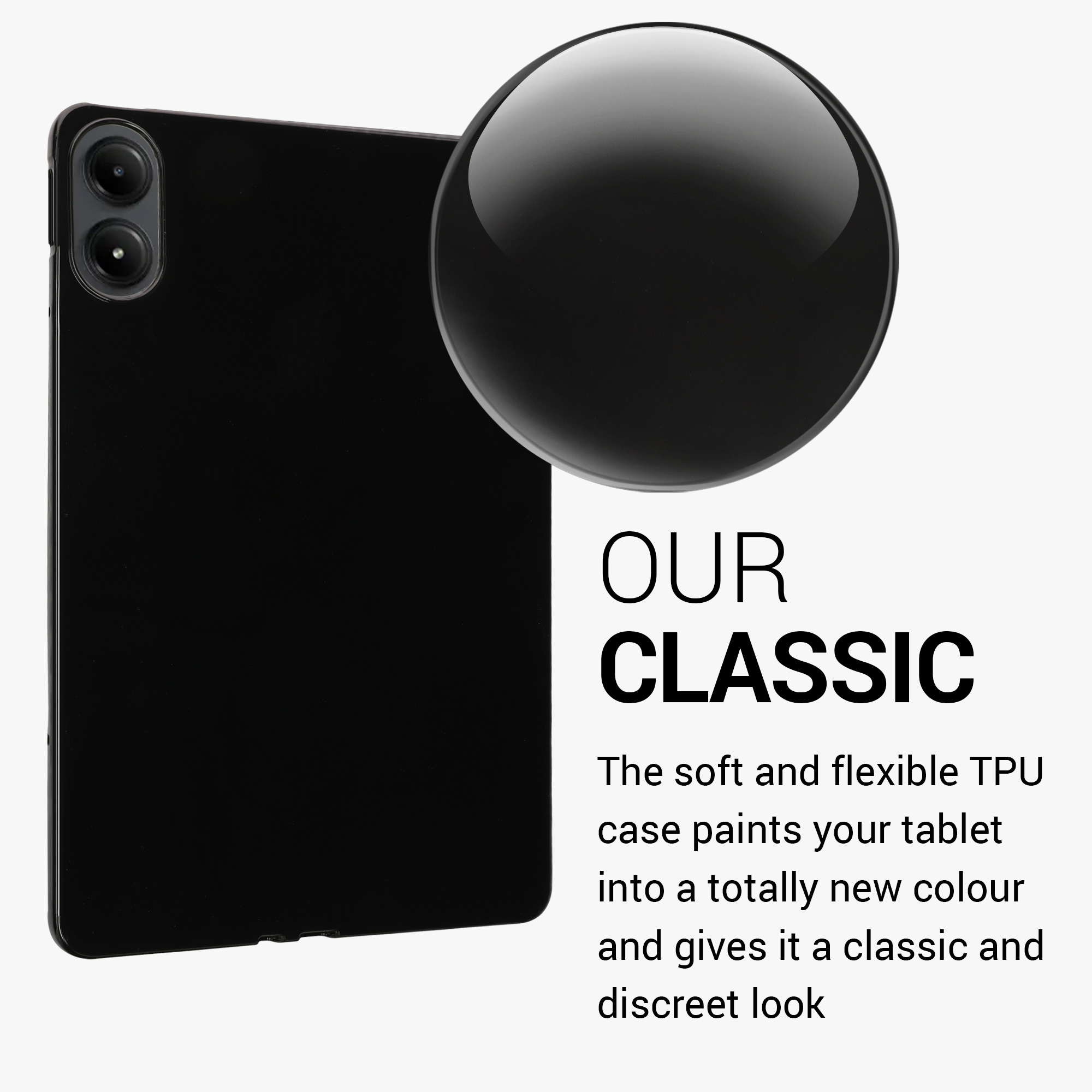 TPU obal na tablet kwmobile pro Xiaomi Redmi Pad Pro - černá