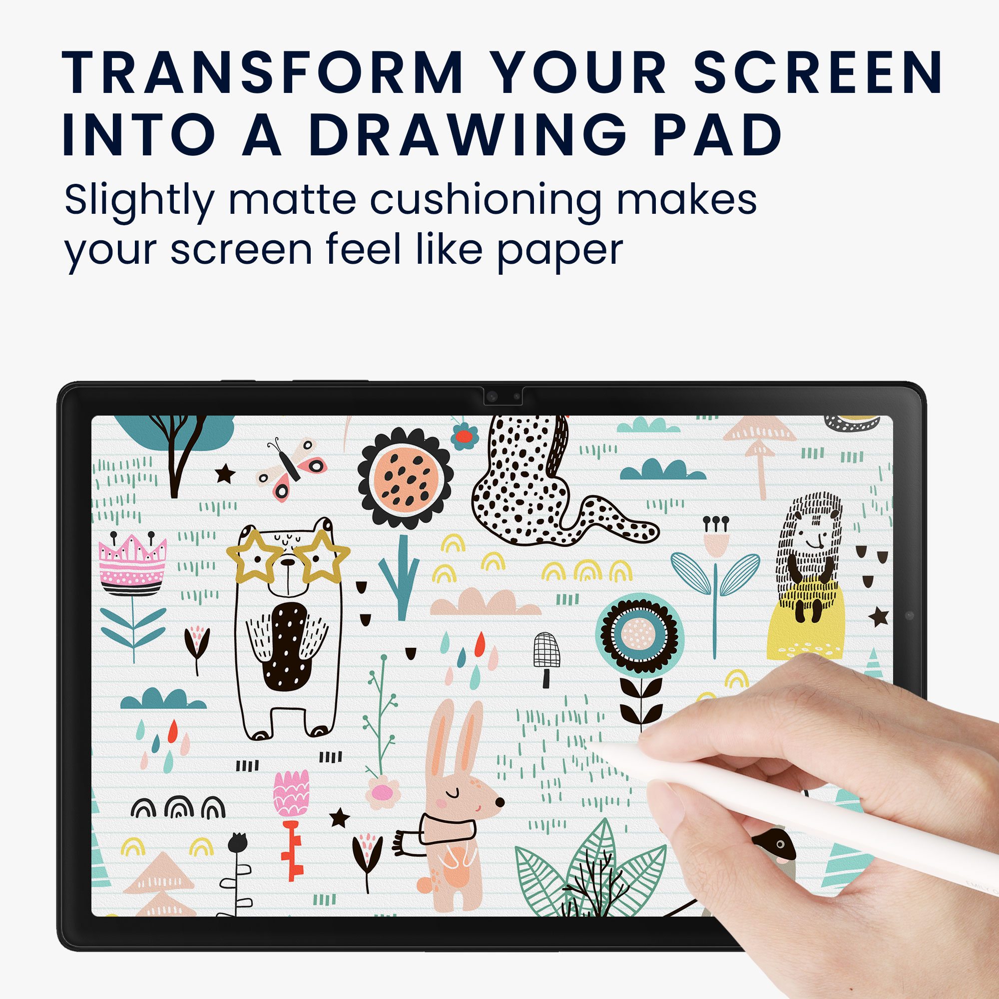 Paper Feel ochranná fólie na tablet Galaxy Tab A8 10.5 (2021) kwmobile Paper Feel