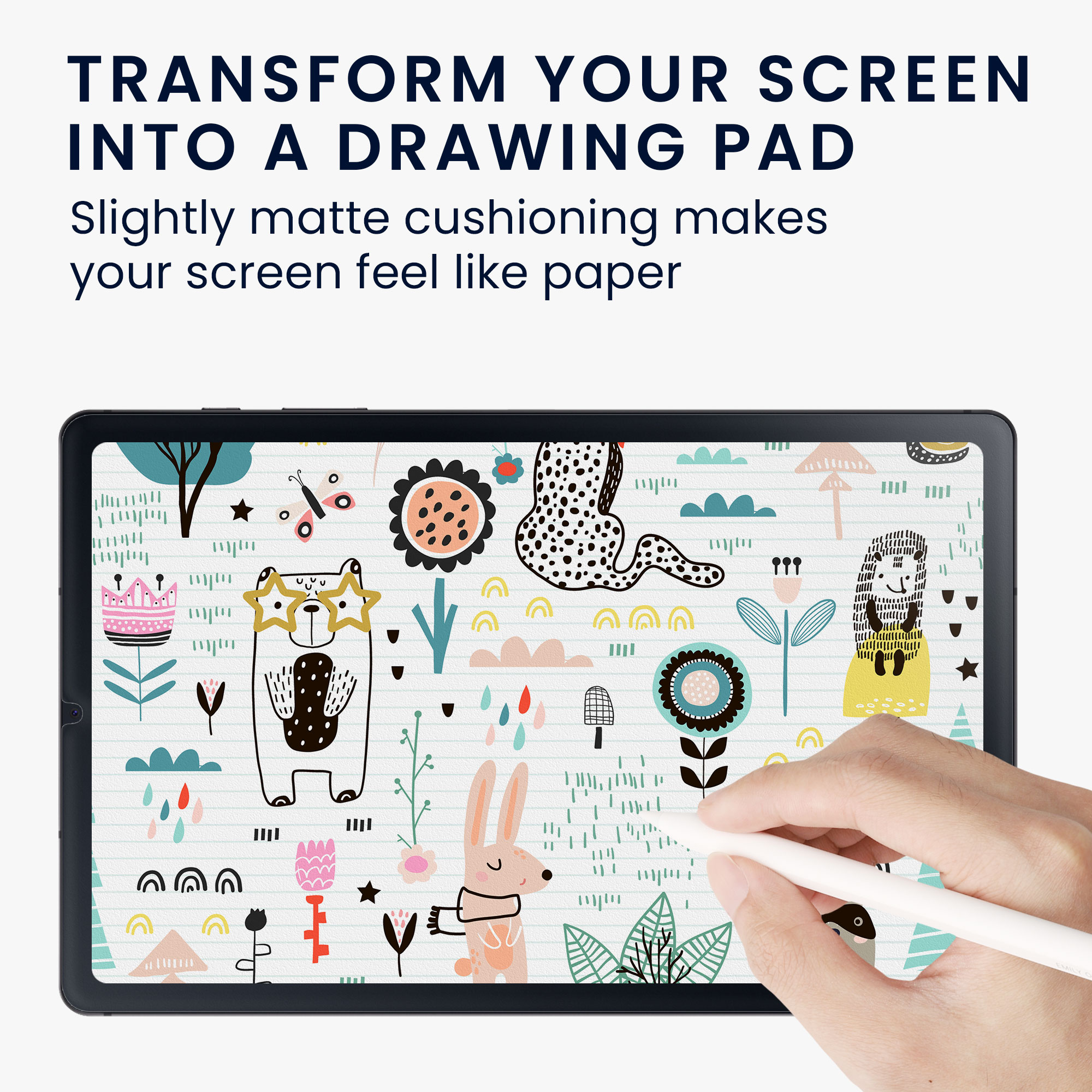 Paper Feel ochranná fólie na tablet Galaxy Tab S6 Lite (2024/2022/2020) kwmobile Paper Feel