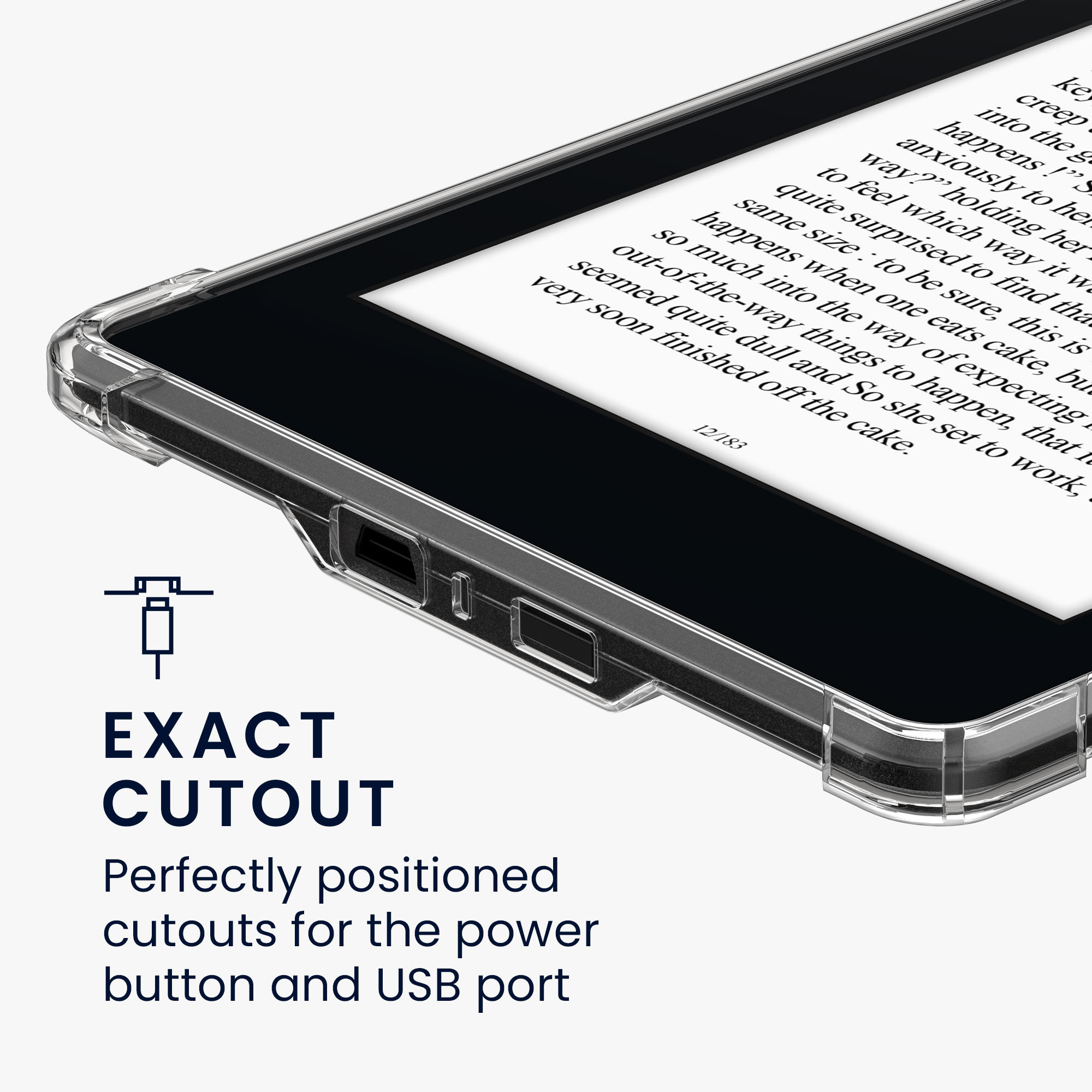 TPU kryt na čtečku kwmobile Amazon Kindle Paperwhite Case - transparentní
