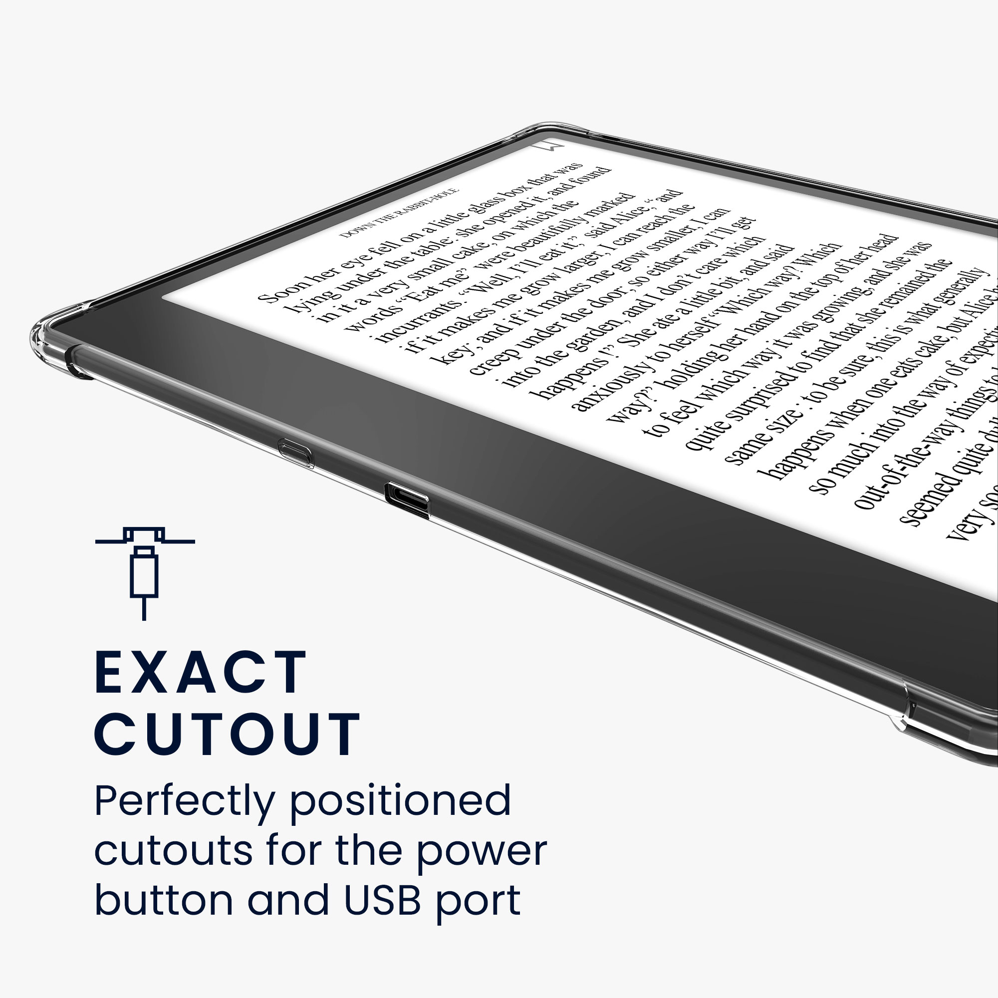 TPU kryt na čtečku kwmobile Kindle Scribe 2022/2024 - transparentní