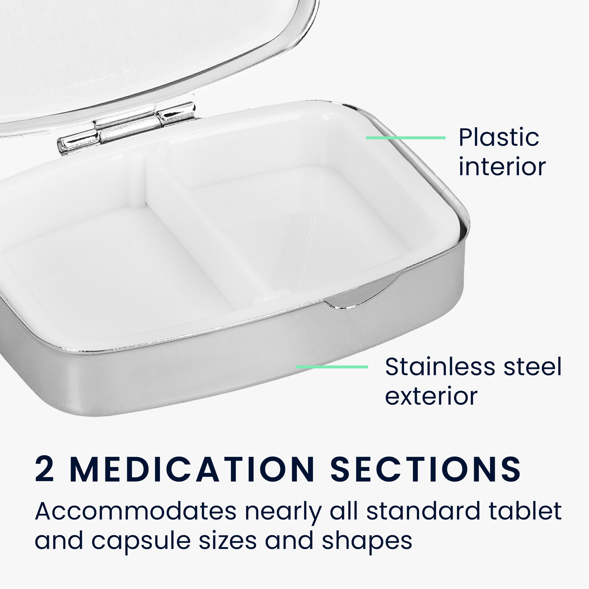 Krabička na léky kwmobile - Boxes for Medicines and Pills
