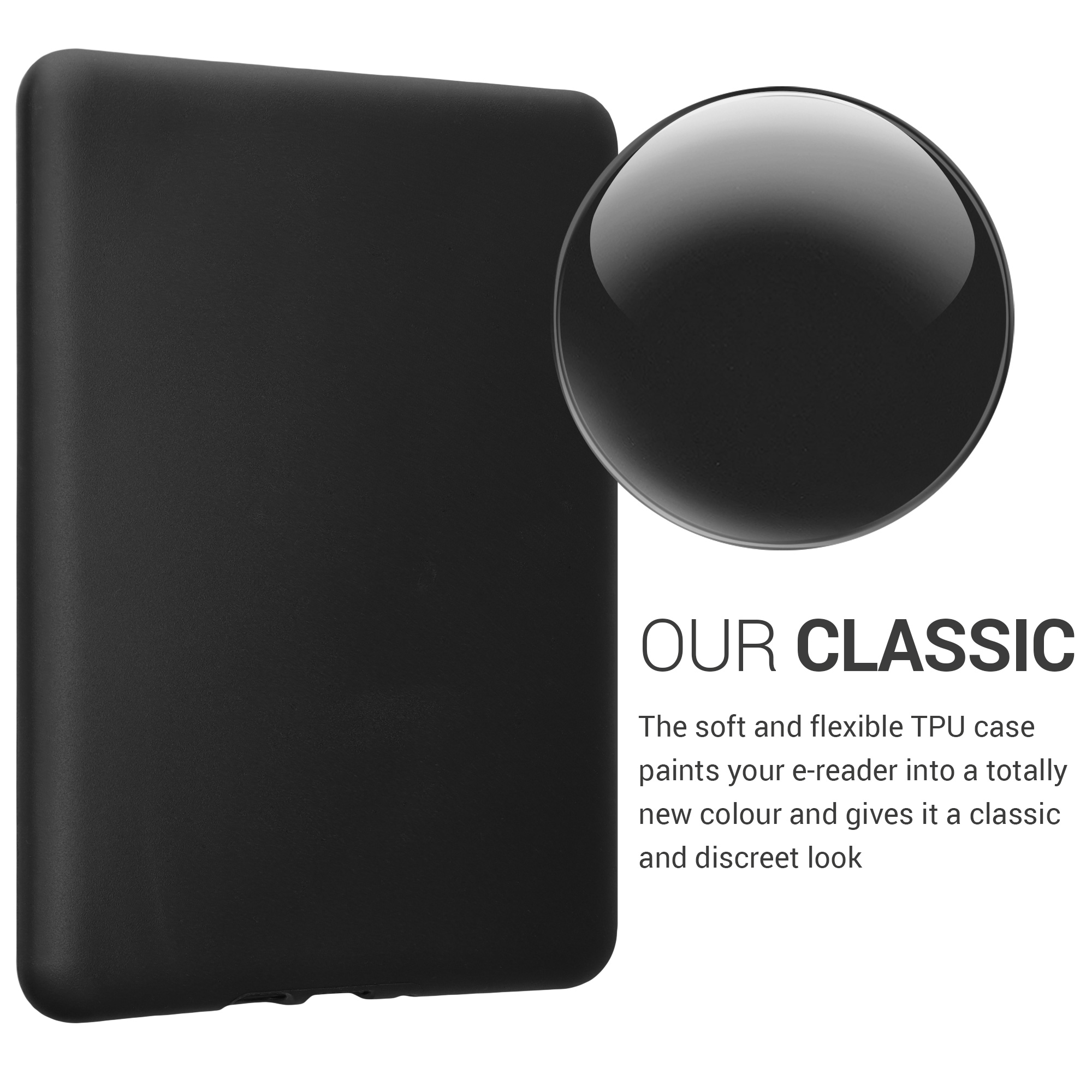 TPU kryt na čtečku kwmobile Kindle Paperwhite 2024 / Colorsoft - černá matná
