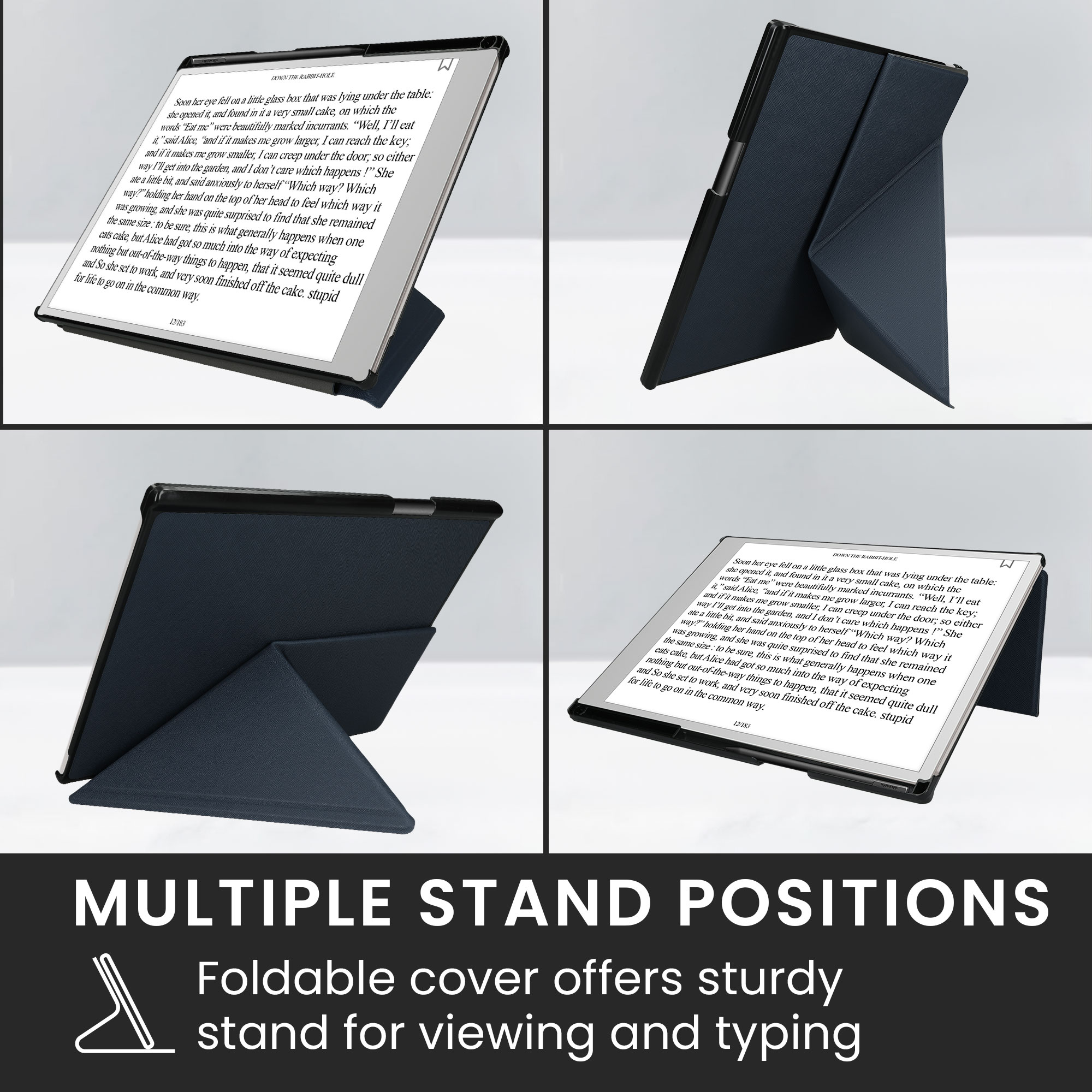 Pouzdro na tablet Remarkable Paper Pro kwmobile - tmavě modrá
