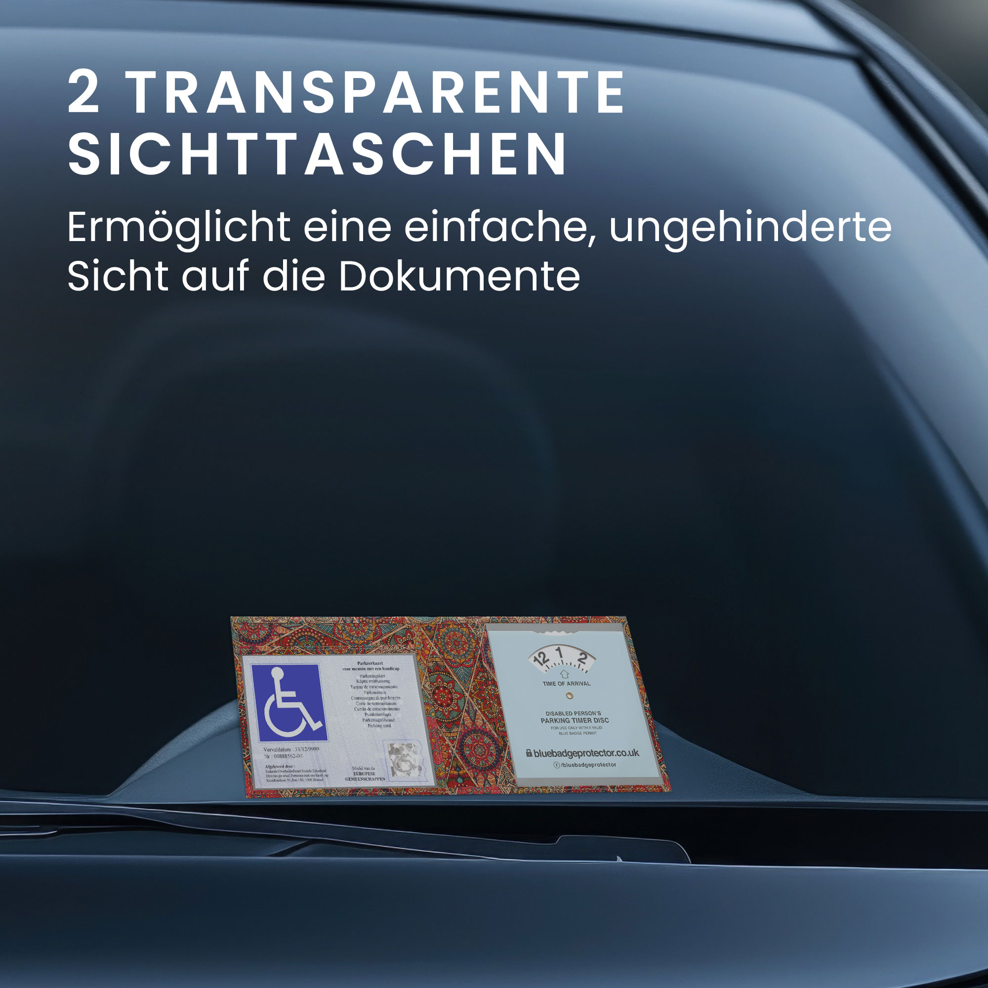 Pouzdro na průkaz Severely Handicapped Pass (German) kwmobile - fractions