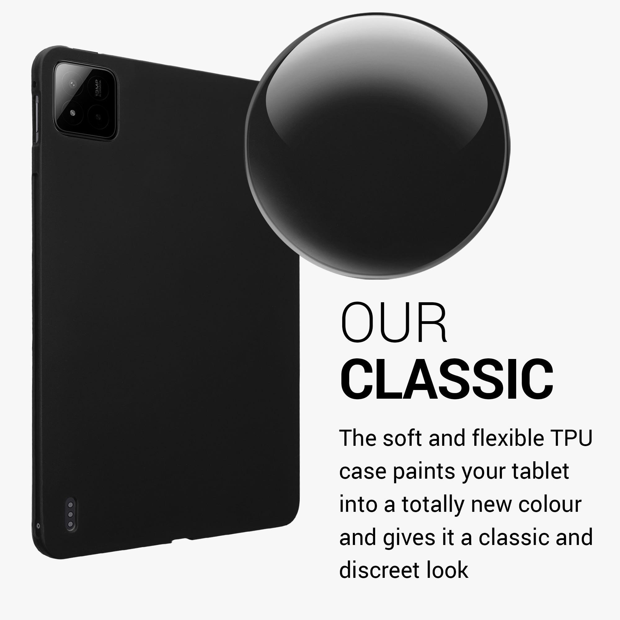 Pouzdro na tablet Xiaomi Pad 7 / Pad 7 Pro kwmobile - černá matná