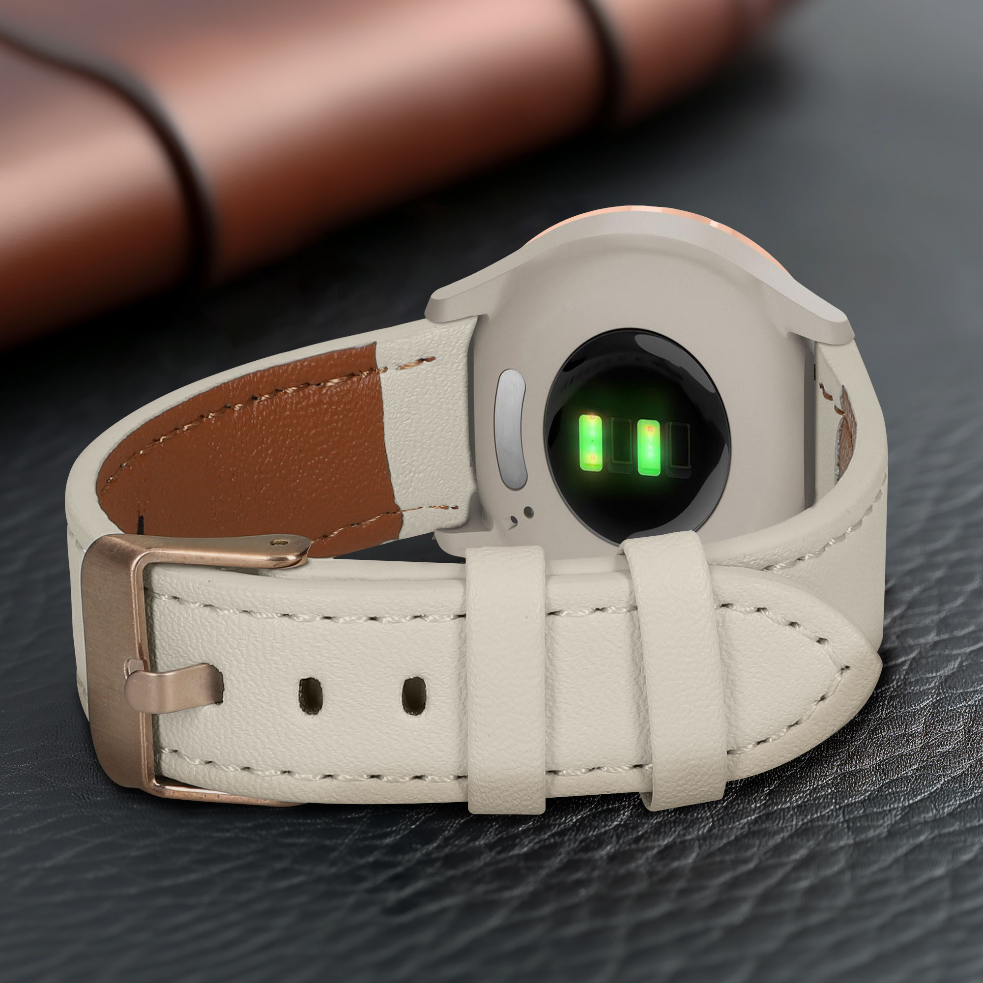 Řemínek kwmobile pro Garmin vivomove 3S / vivoactive 4S Watch - bílá