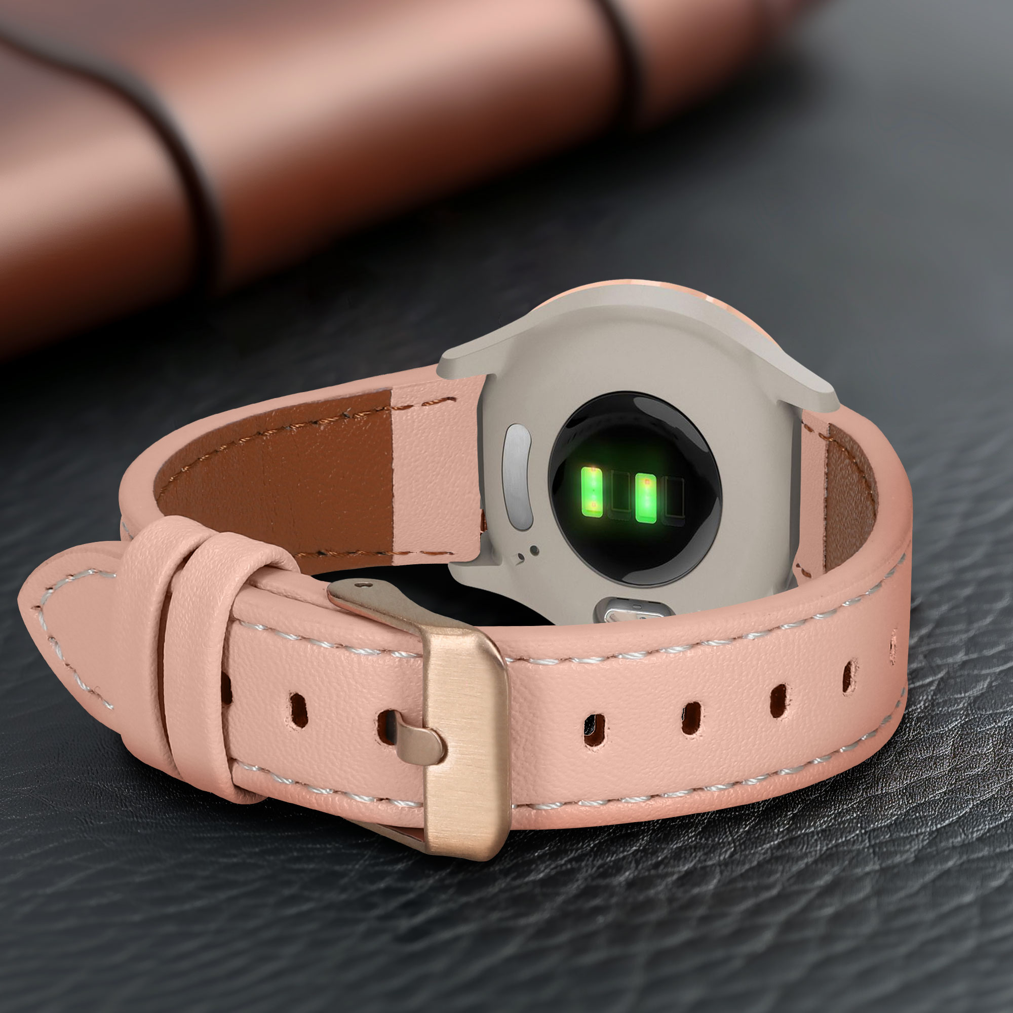 Řemínek kwmobile pro Garmin vivomove 3S / vivoactive 4S Watch - starorůžová