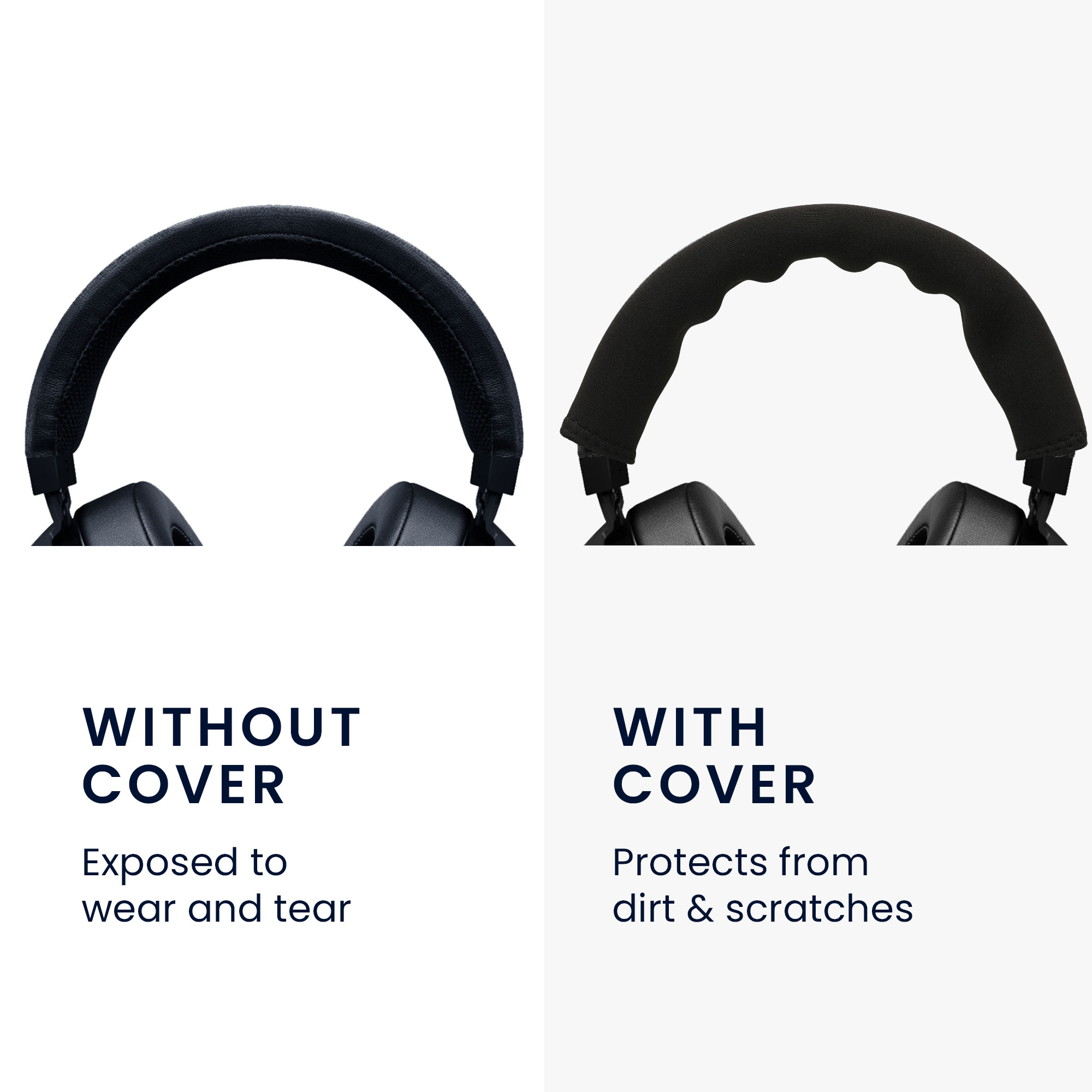 Návlek na sluchátka kwmobile Razer Kraken 7.1 V2 Pro - černá