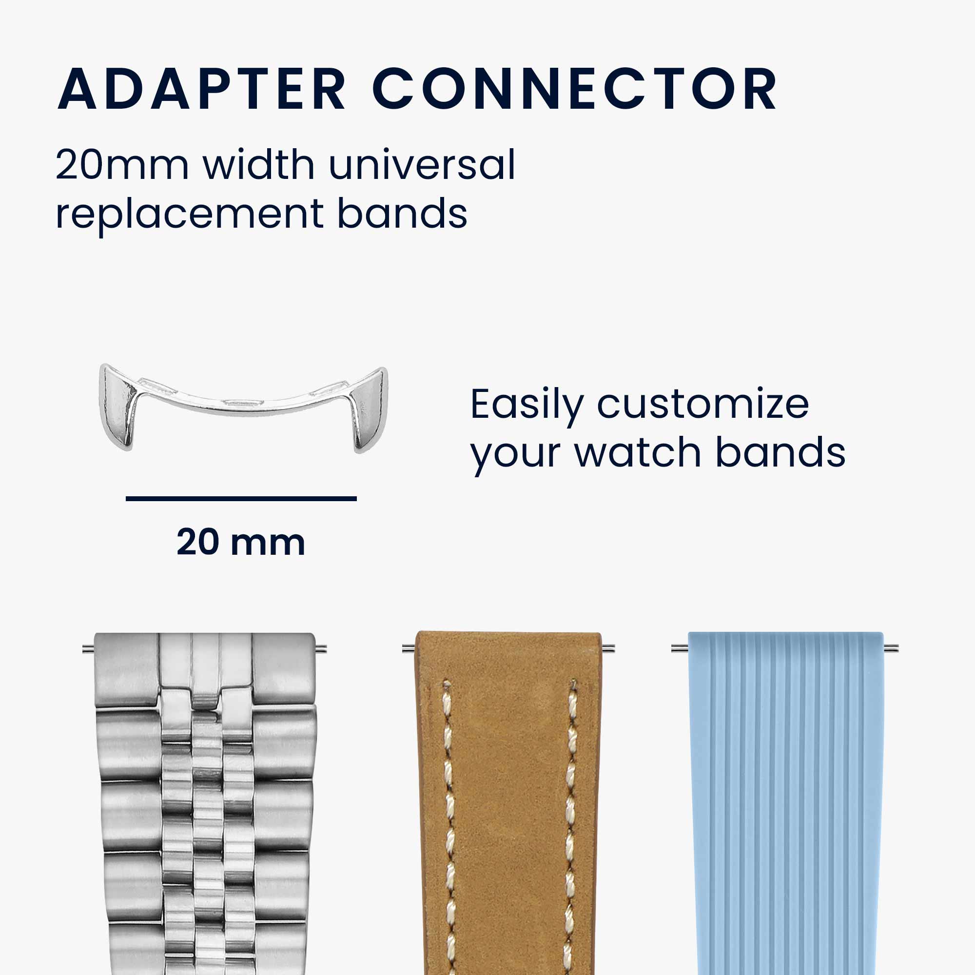 Řemínek / adaptér kwmobile pro Google Pixel Watch 3 41mm - no tools required