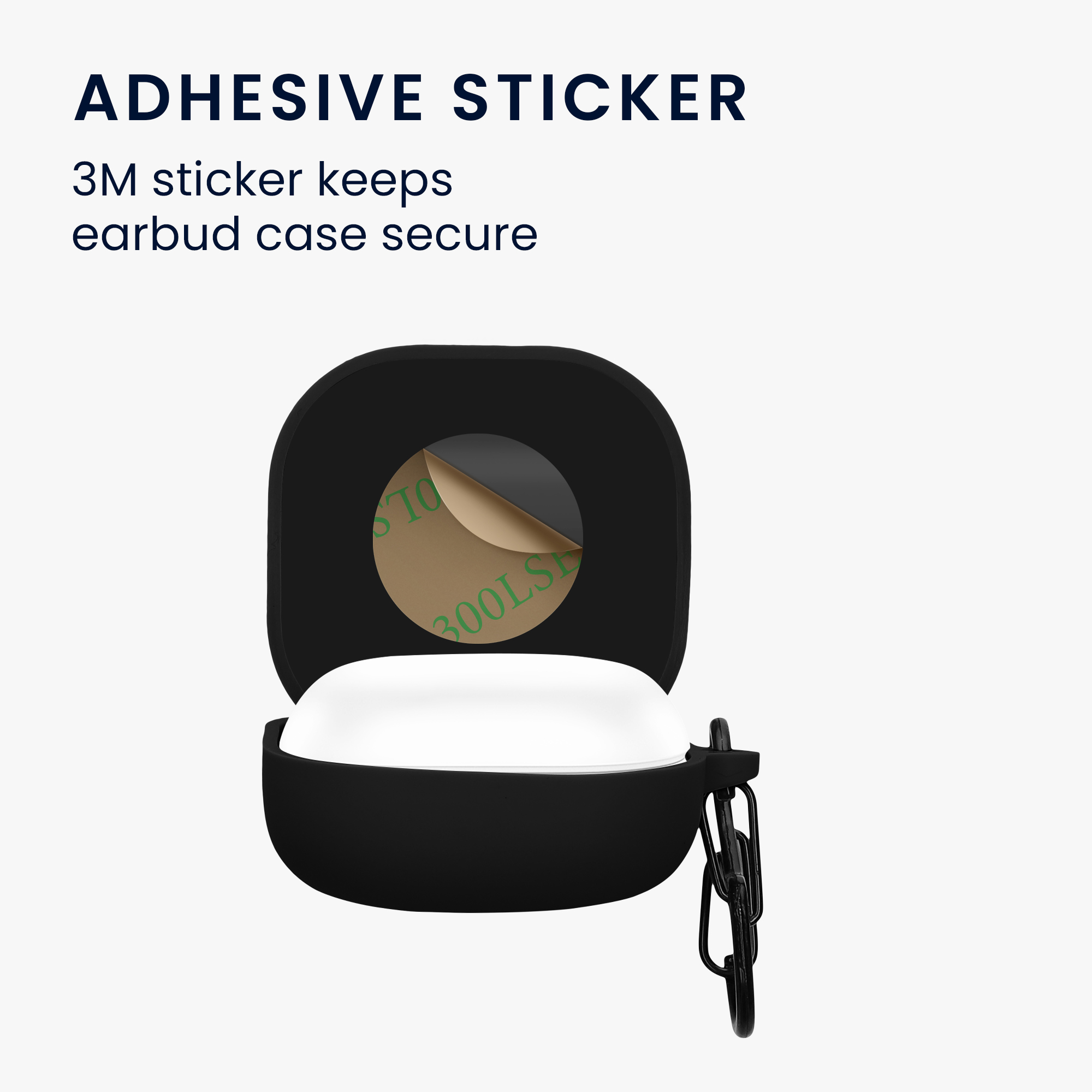 Silikonové pouzdro na sluchátka Samsung Galaxy Buds FE kwmobile černý
