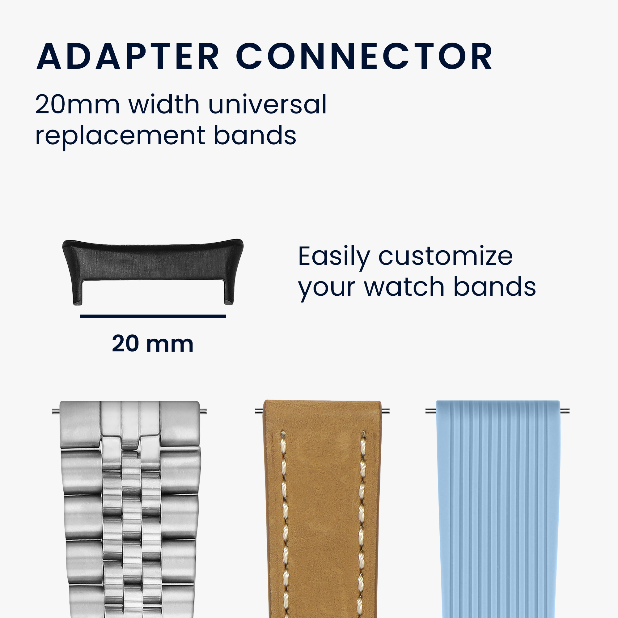 Adaptér pro řemínek kwmobile pro HONOR Watch 4 (TMA-L19) - 20mm - 4 ks