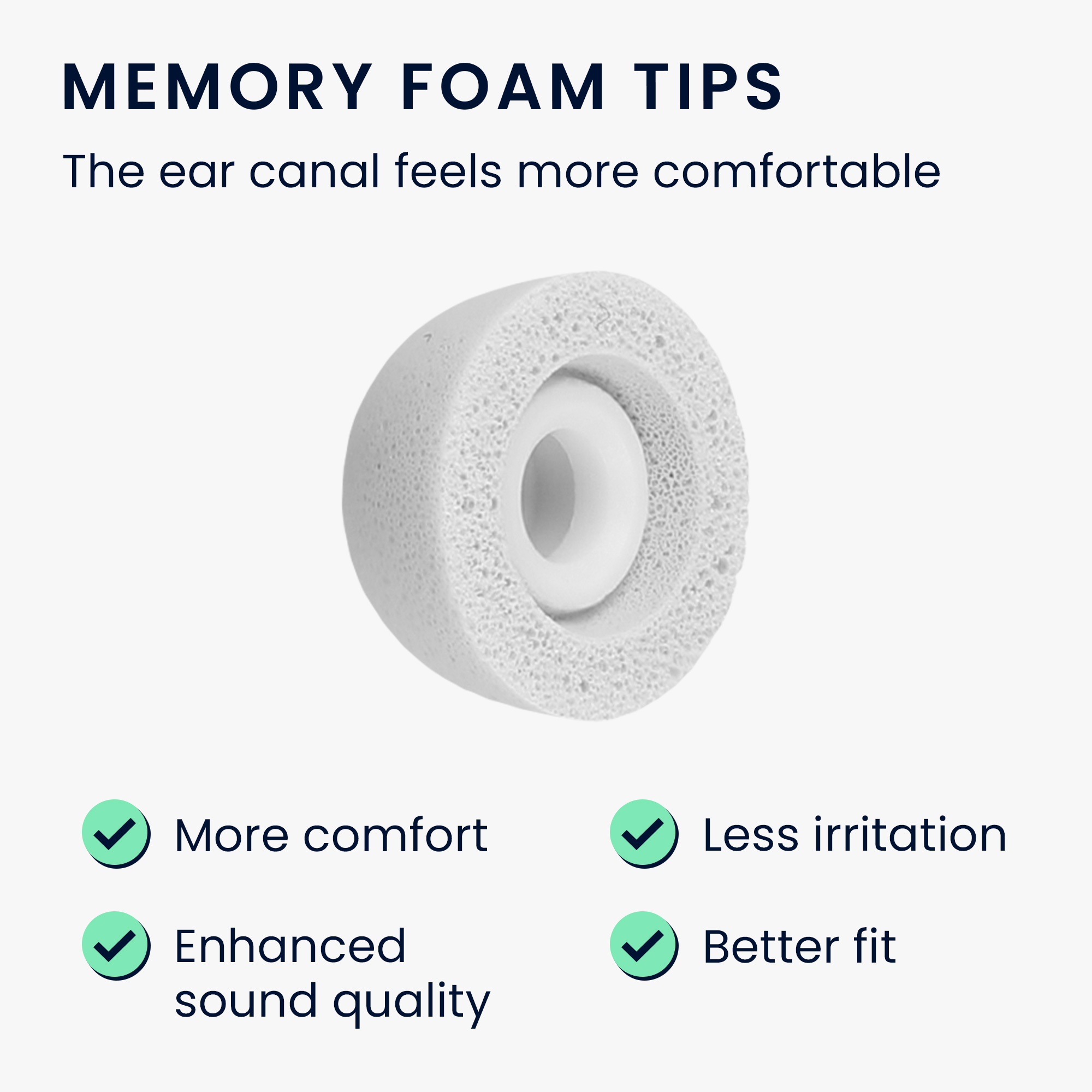 Silikonové špuntíky Samsung Galaxy Buds FE kwmobile 6 ks šedý