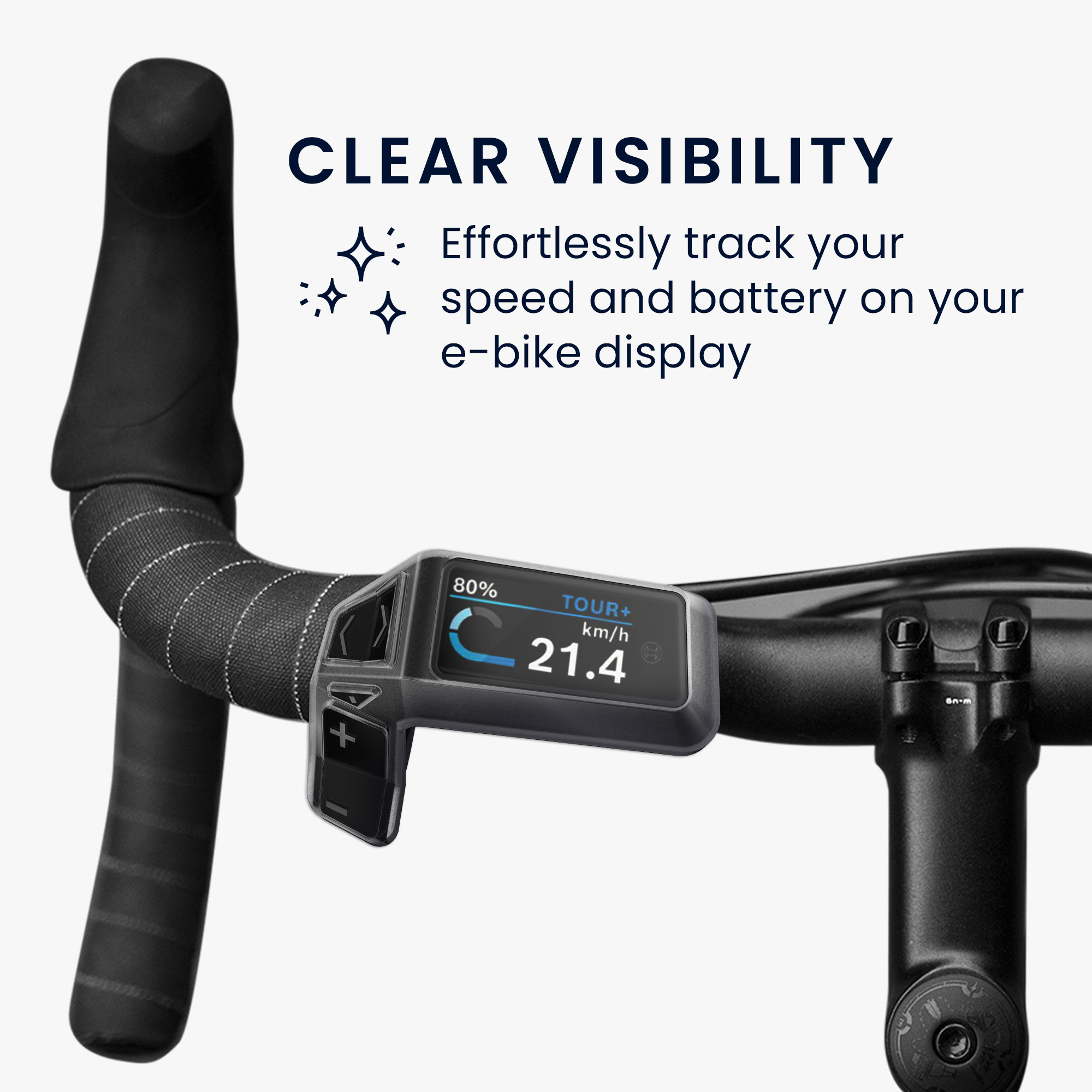 Silikonový kryt GPS cyklopočítač Bosch Purion 200 průhledná kwmobile