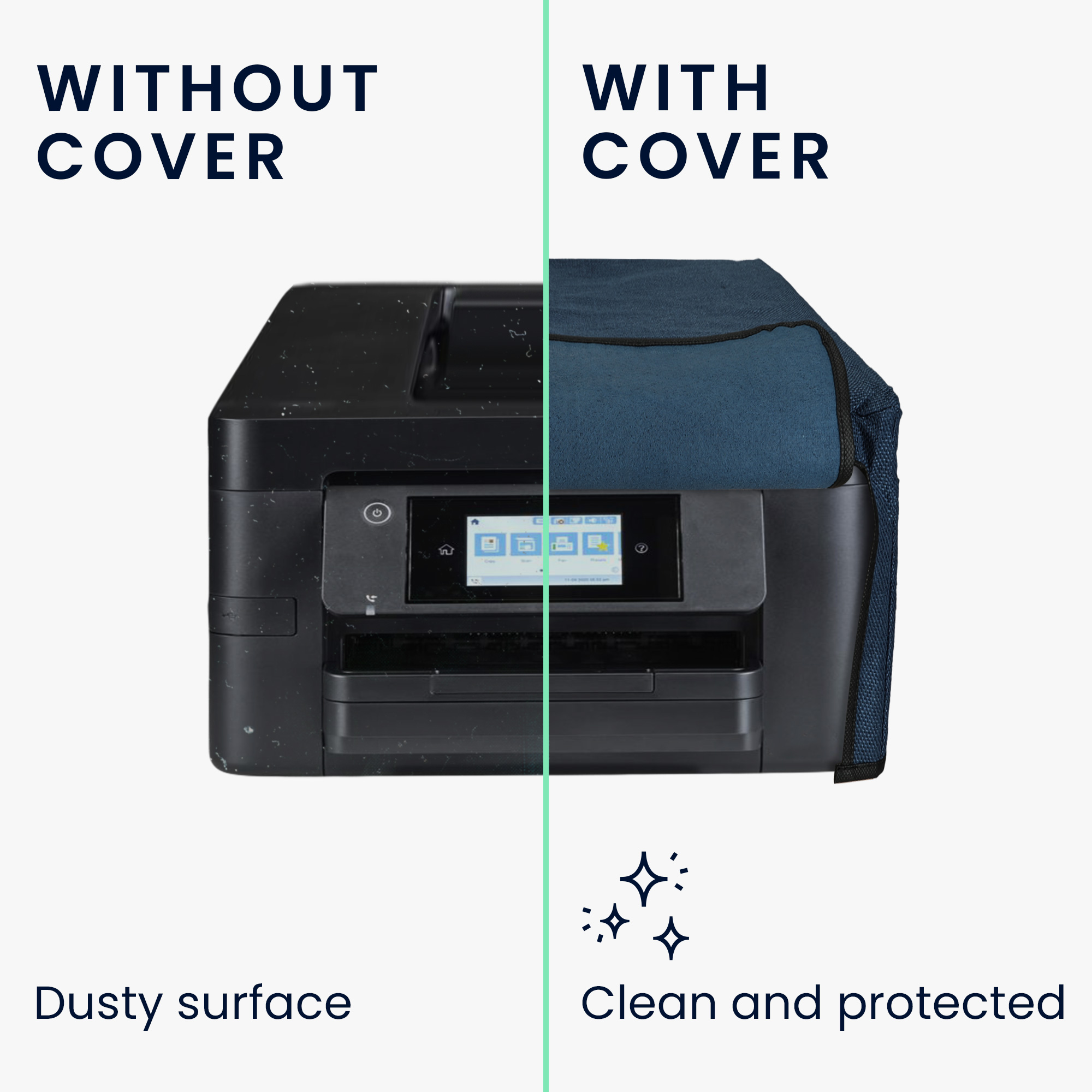 Ochranný obal na tiskárnu Epson Workforce WF-4820 Dust Cover modrošedé