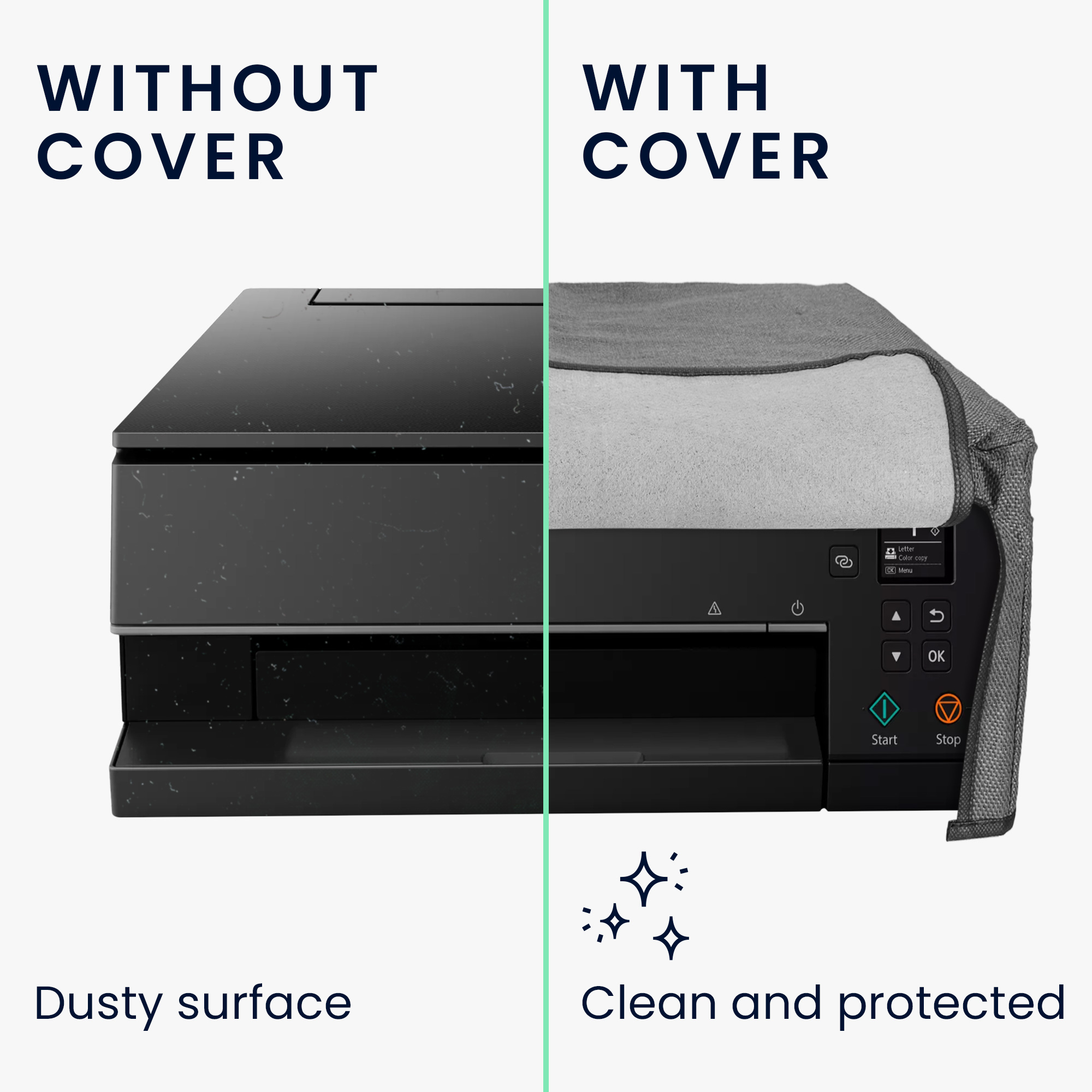 Ochranný obal Canon Pixma TS6350 Dust Cover kwmobile tmavě šedé