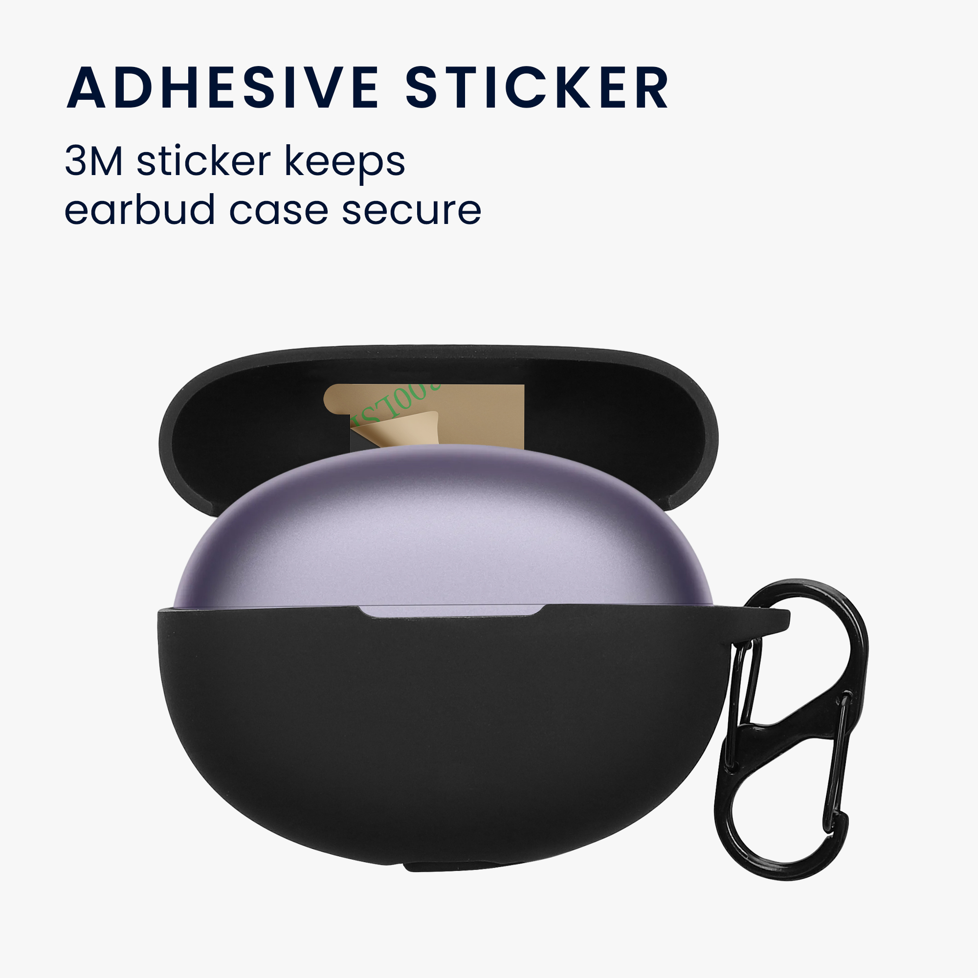 Silikonové pouzdro na sluchátka Realme Buds Air 6 černé