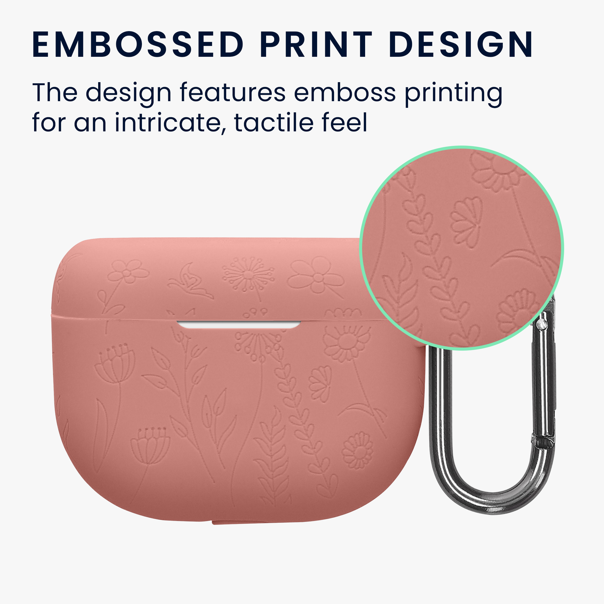 Silikonové cestovní pouzdro Jabra Elite 8 Active kwmobile embossed vícebarevná