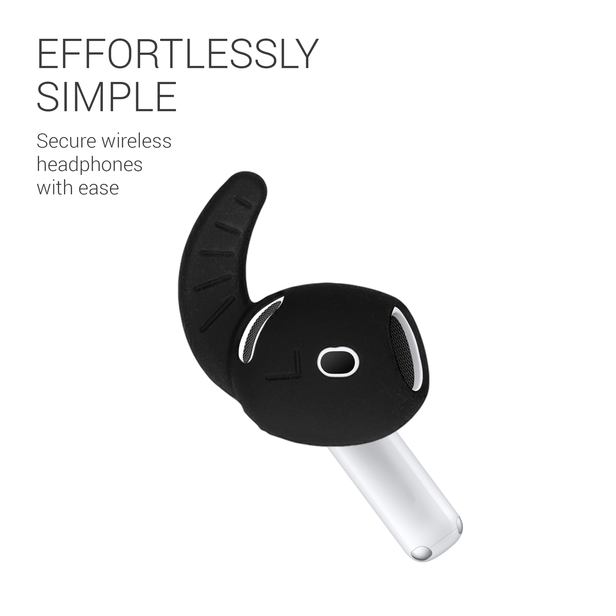 Háčky na sluchátka pro Apple Airpods 4 kwmobile sada 5 ks - více barev