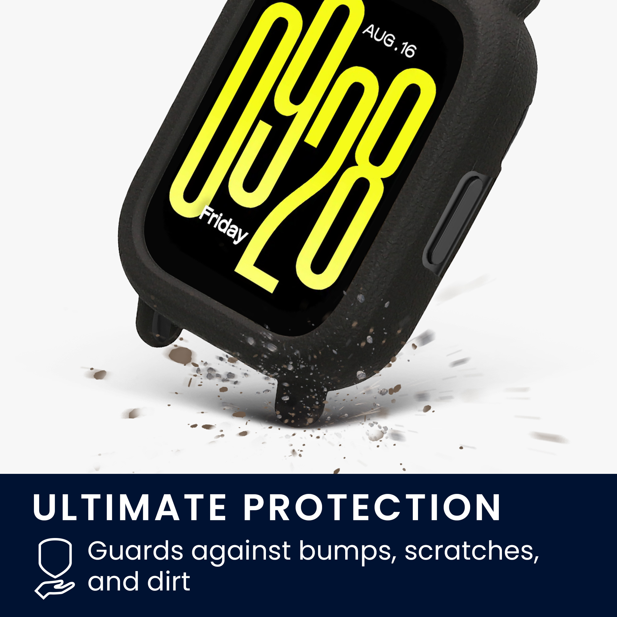 kwmobile ochranný kryt na chytré hodinky Redmi Watch 5 Active - černá