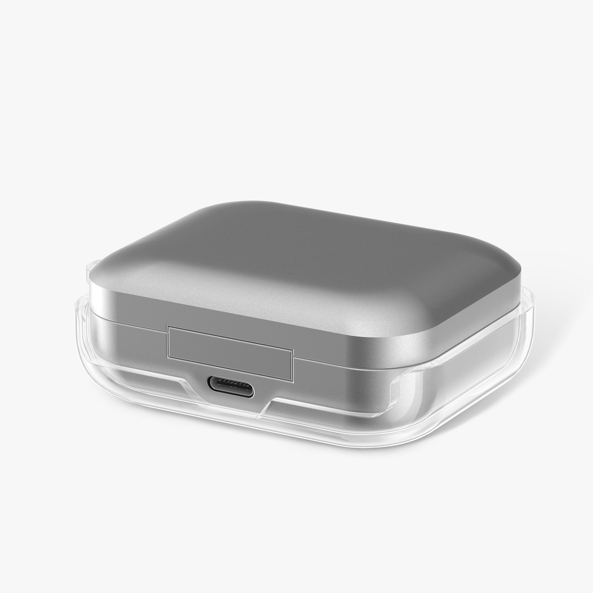 Čiré TPU pouzdro na sluchátka Realme Buds Air 7 transparentní