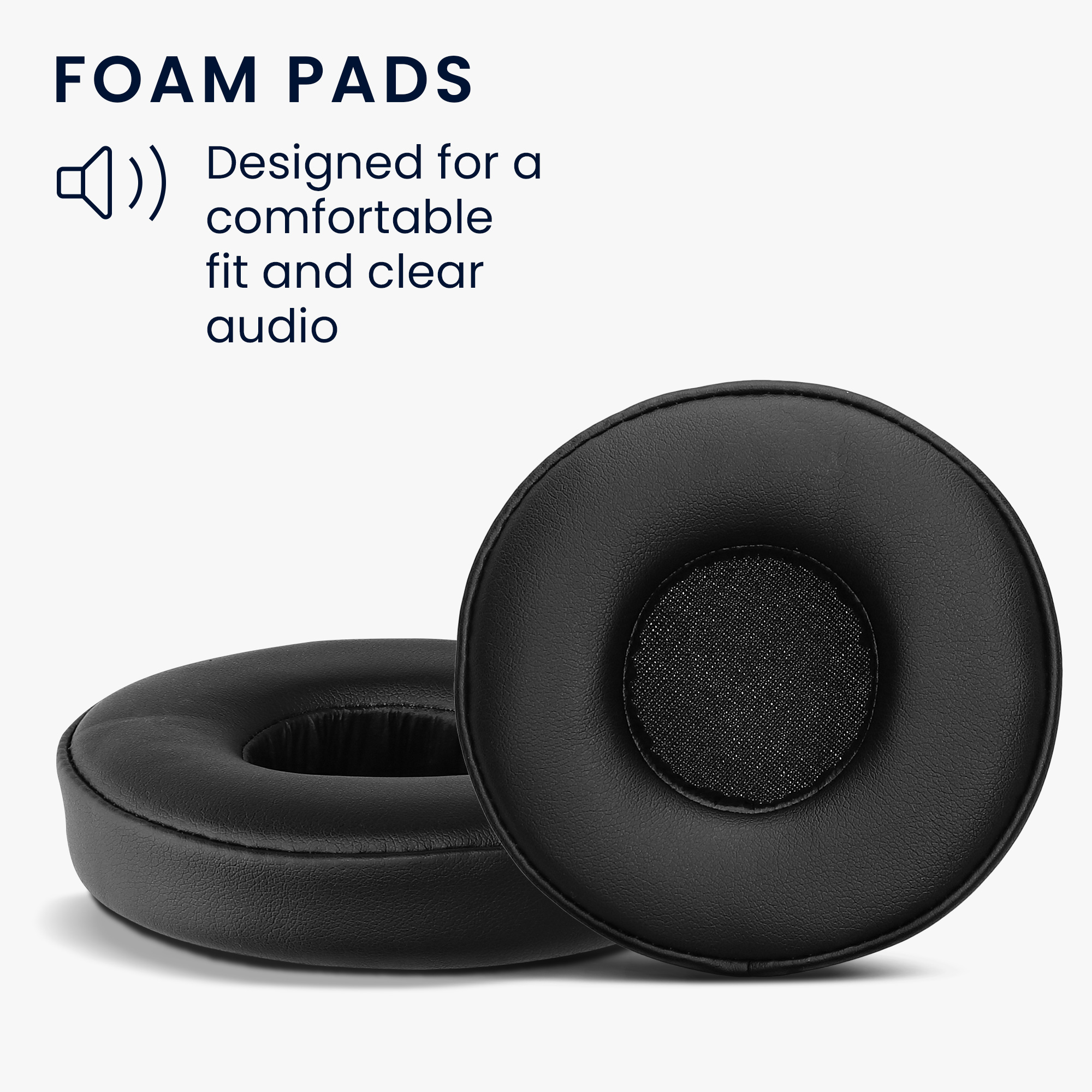 Náhradní náušníky kwmobile pro Anker Soundcore H30i Replacement Ear Pads, černá