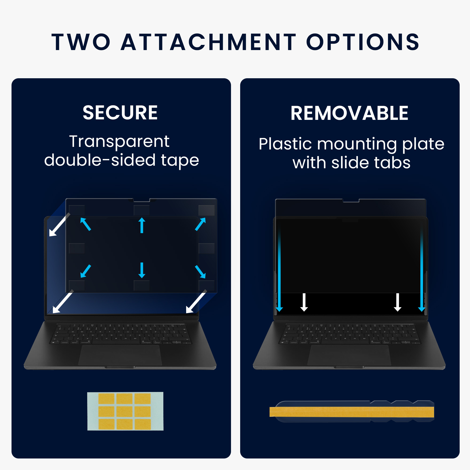 Privacy fólie na notebook kwmobile pro Apple Macbook Air 15 2023 M2 (A2941)