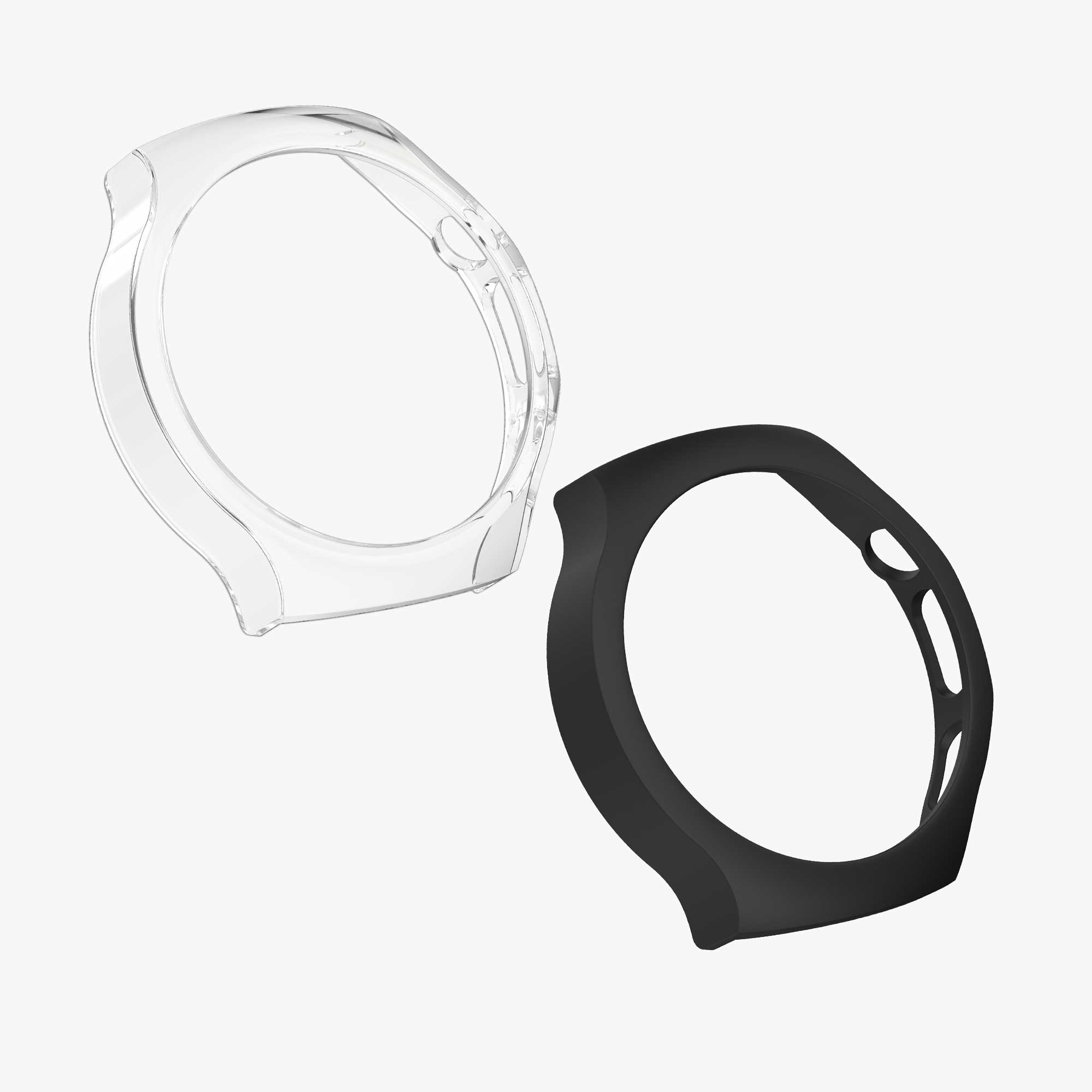 Ochranná fólie hodinky Huawei Watch 5 42mm sada 2 ks černá/průhledná kwmobile